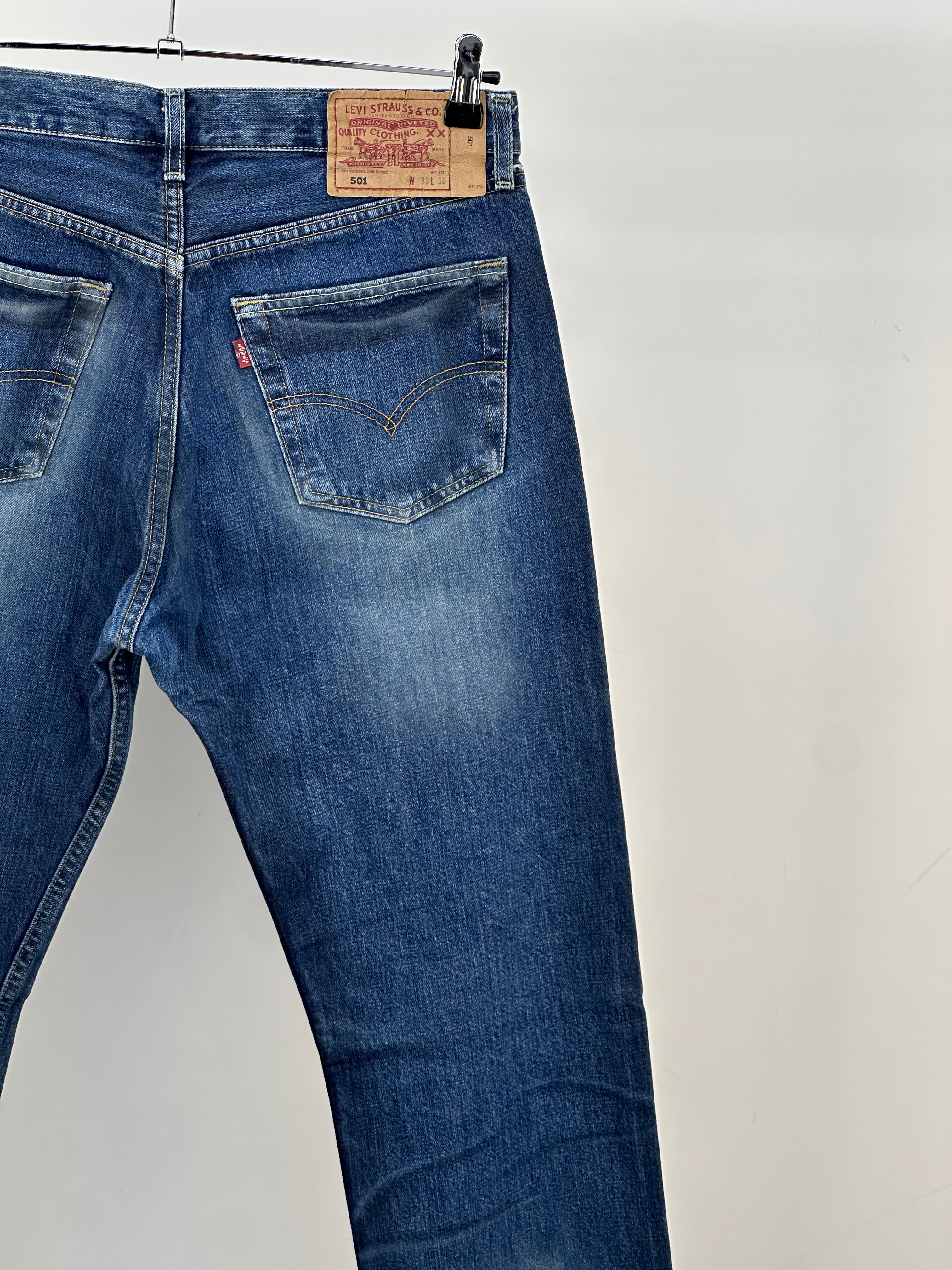 LEVI'S 501 TAGLIA : 47 ITA = W33 L36