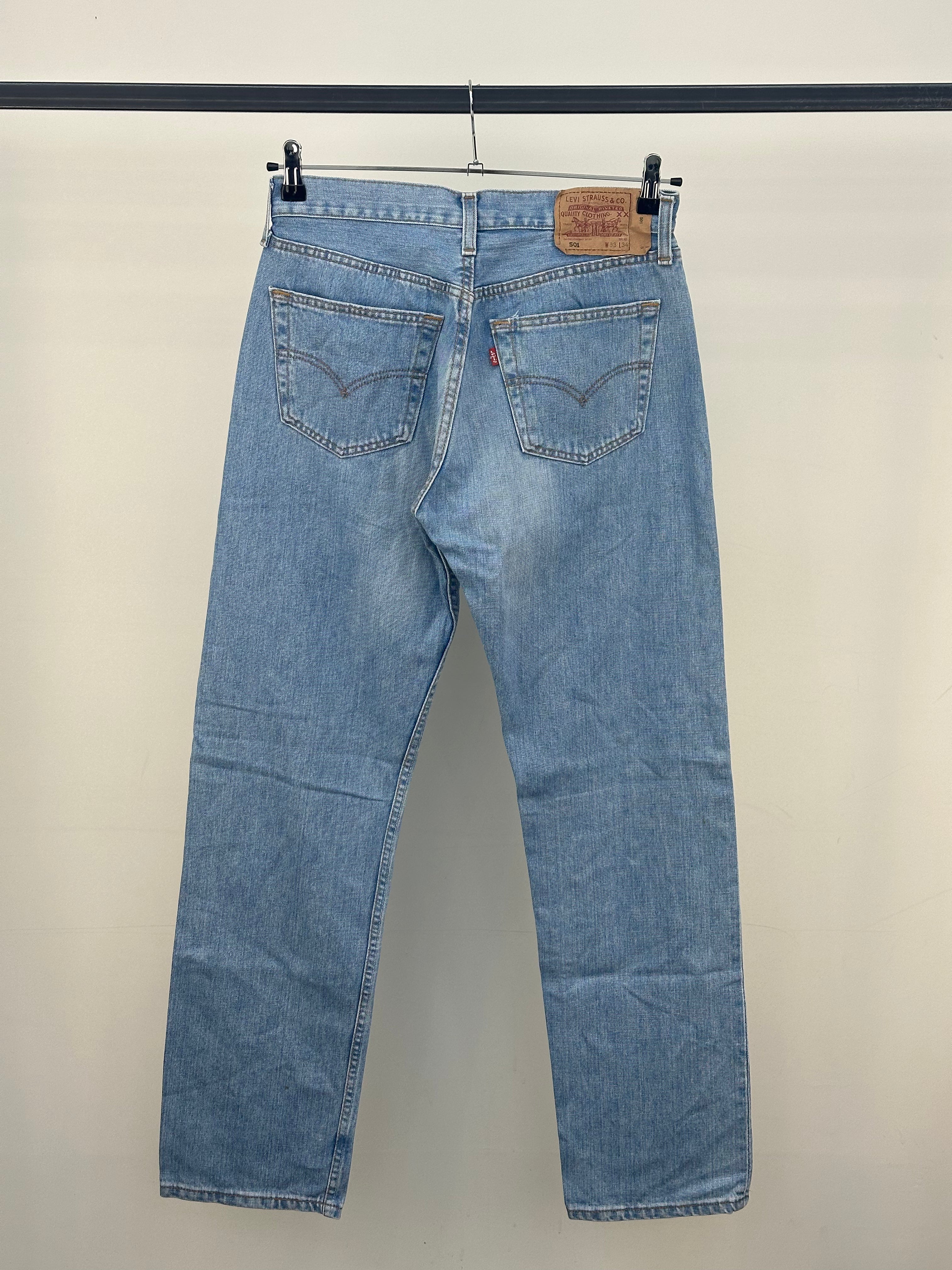 LEVI'S 501 TAGLIA : 47 ITA = W33 L34