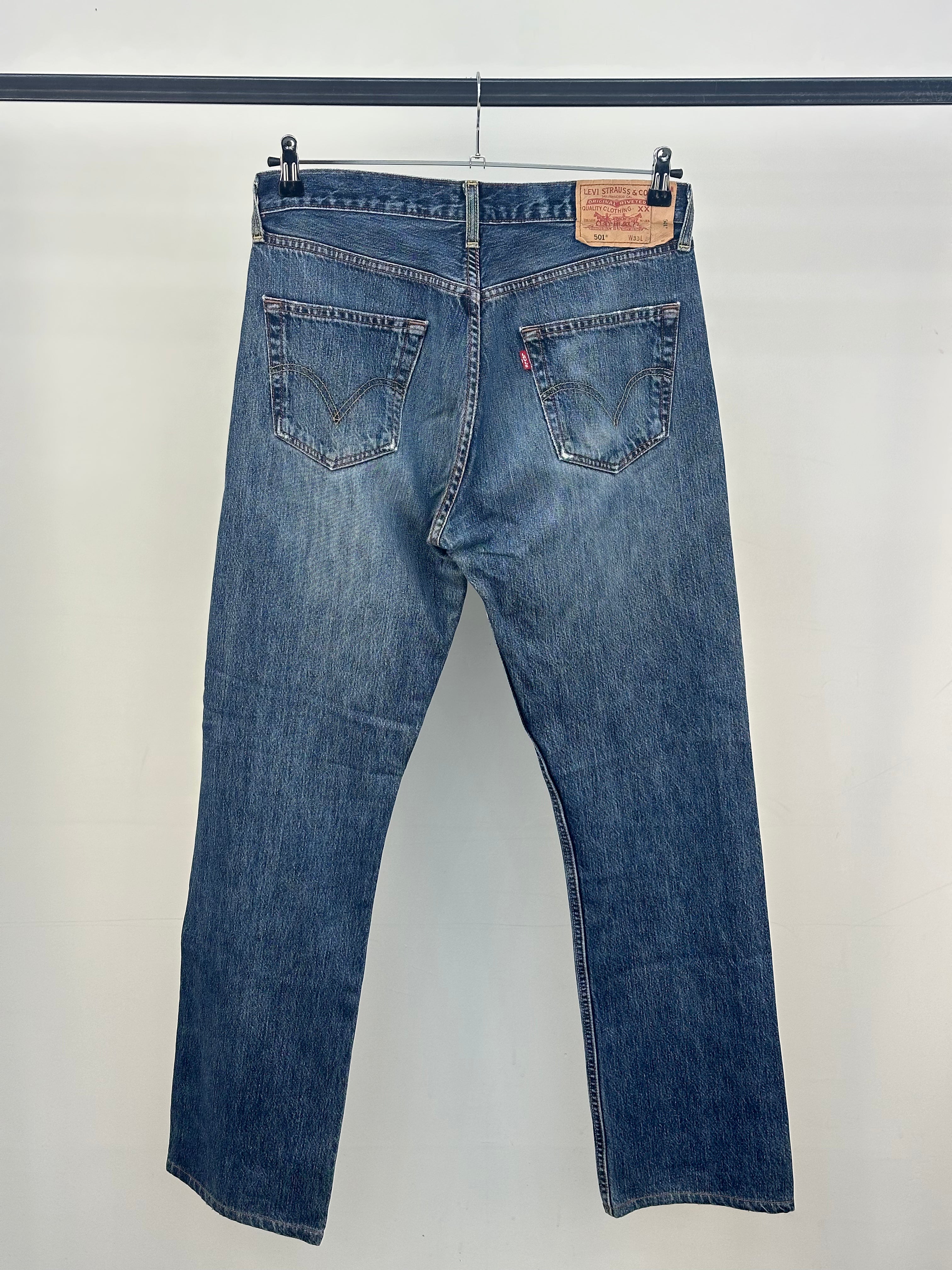 LEVI'S 501 TAGLIA : 47 ITA = W33 L34
