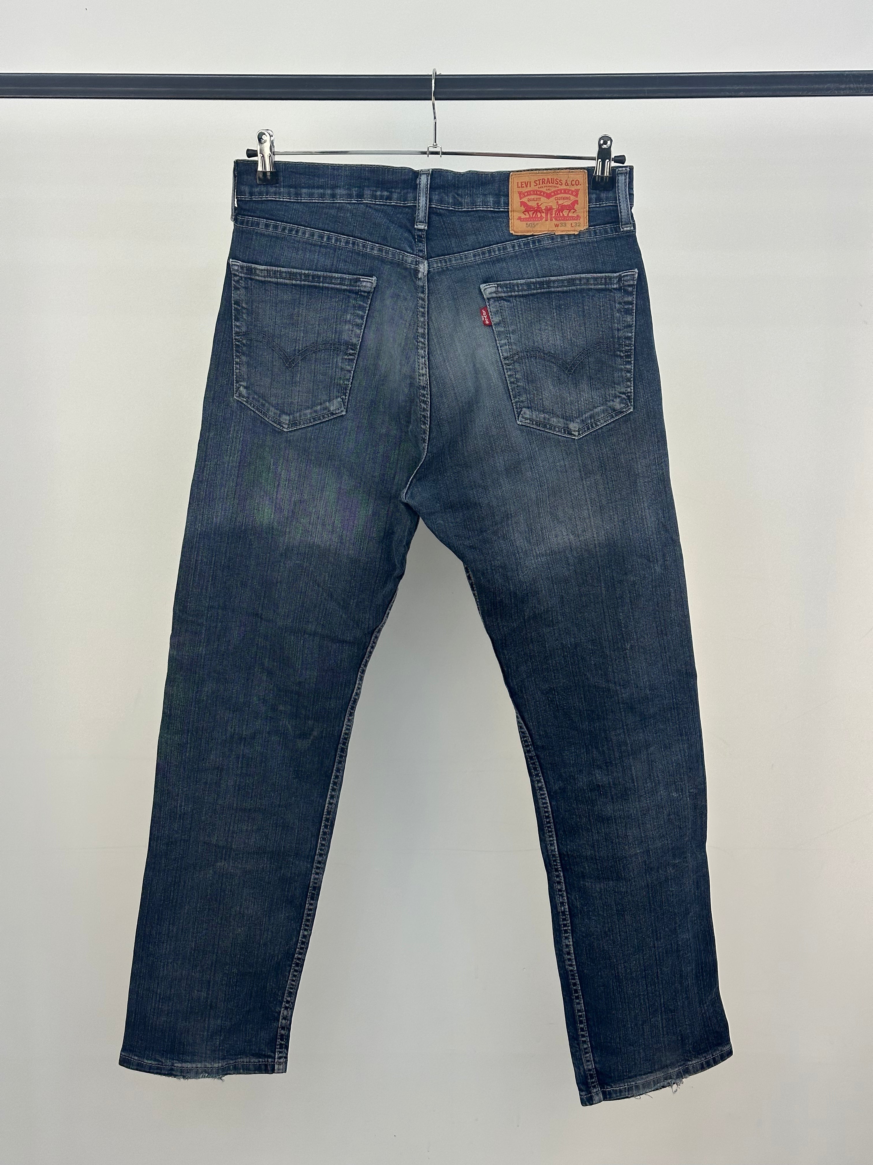 LEVI'S 505 REGULAR FIT TAGLIA: 47 ITA = W33L32