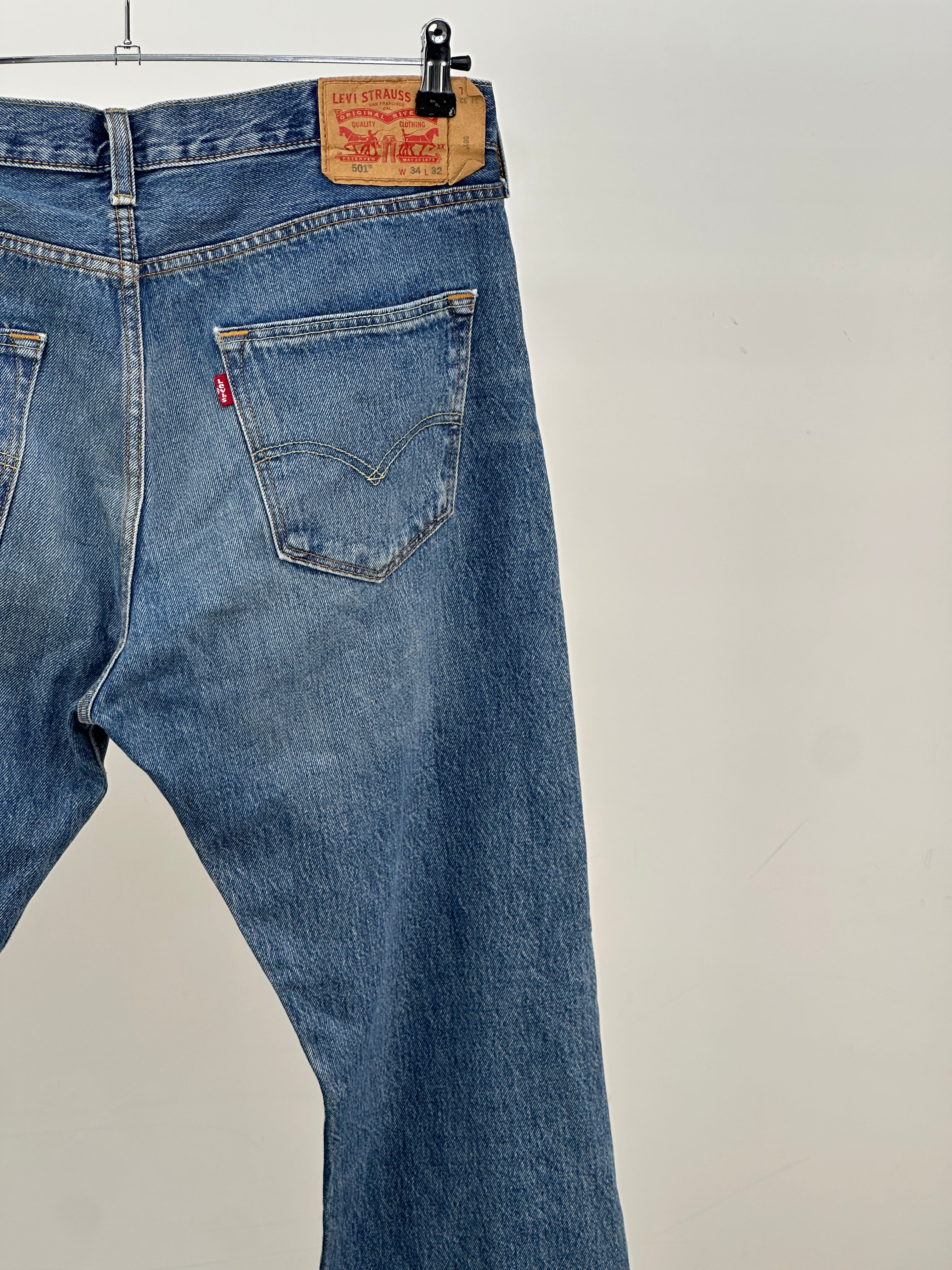 LEVI'S 501 TAGLIA: 48 ITA = W34 L32