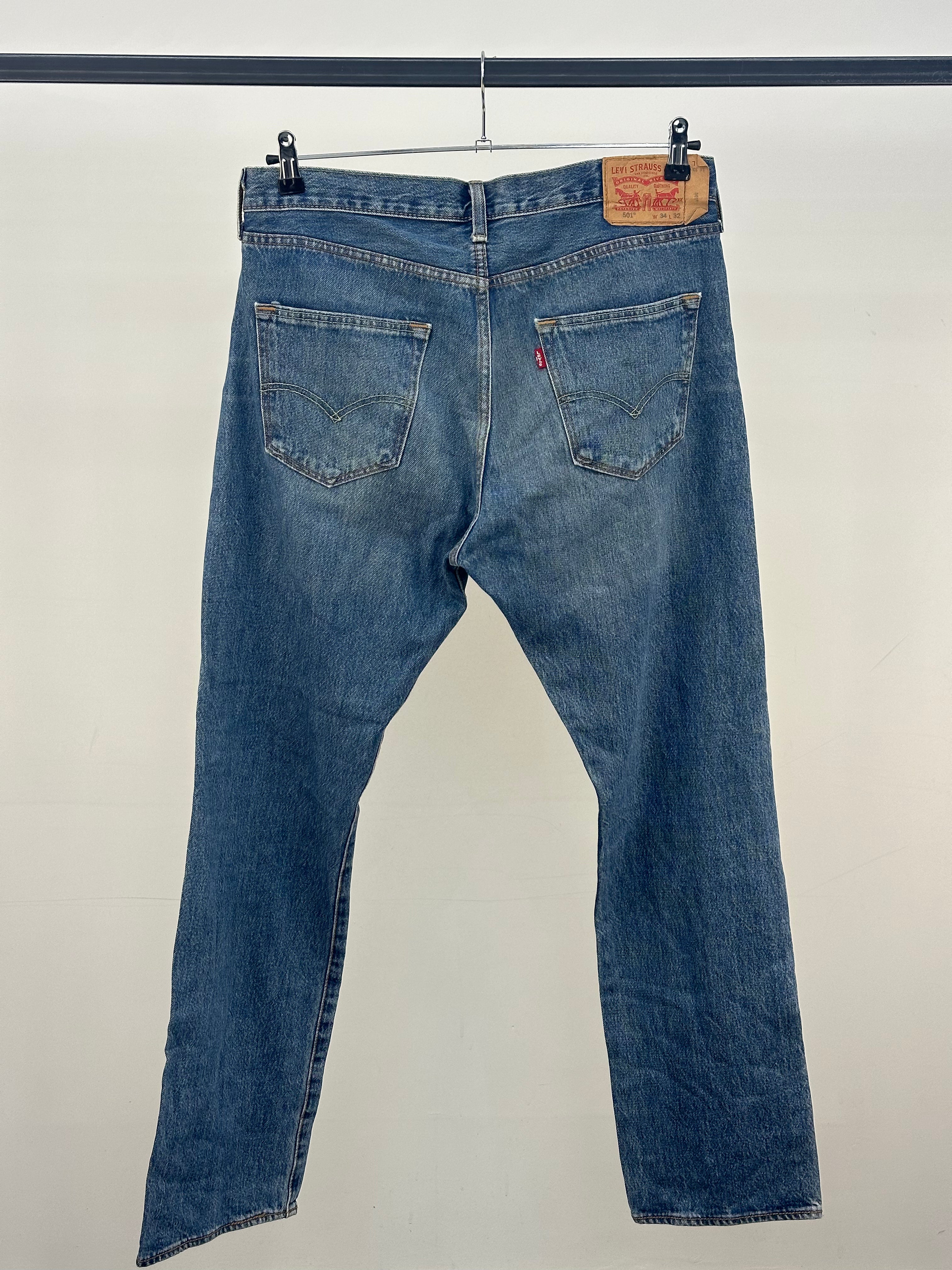 LEVI'S 501 TAGLIA: 48 ITA = W34 L32