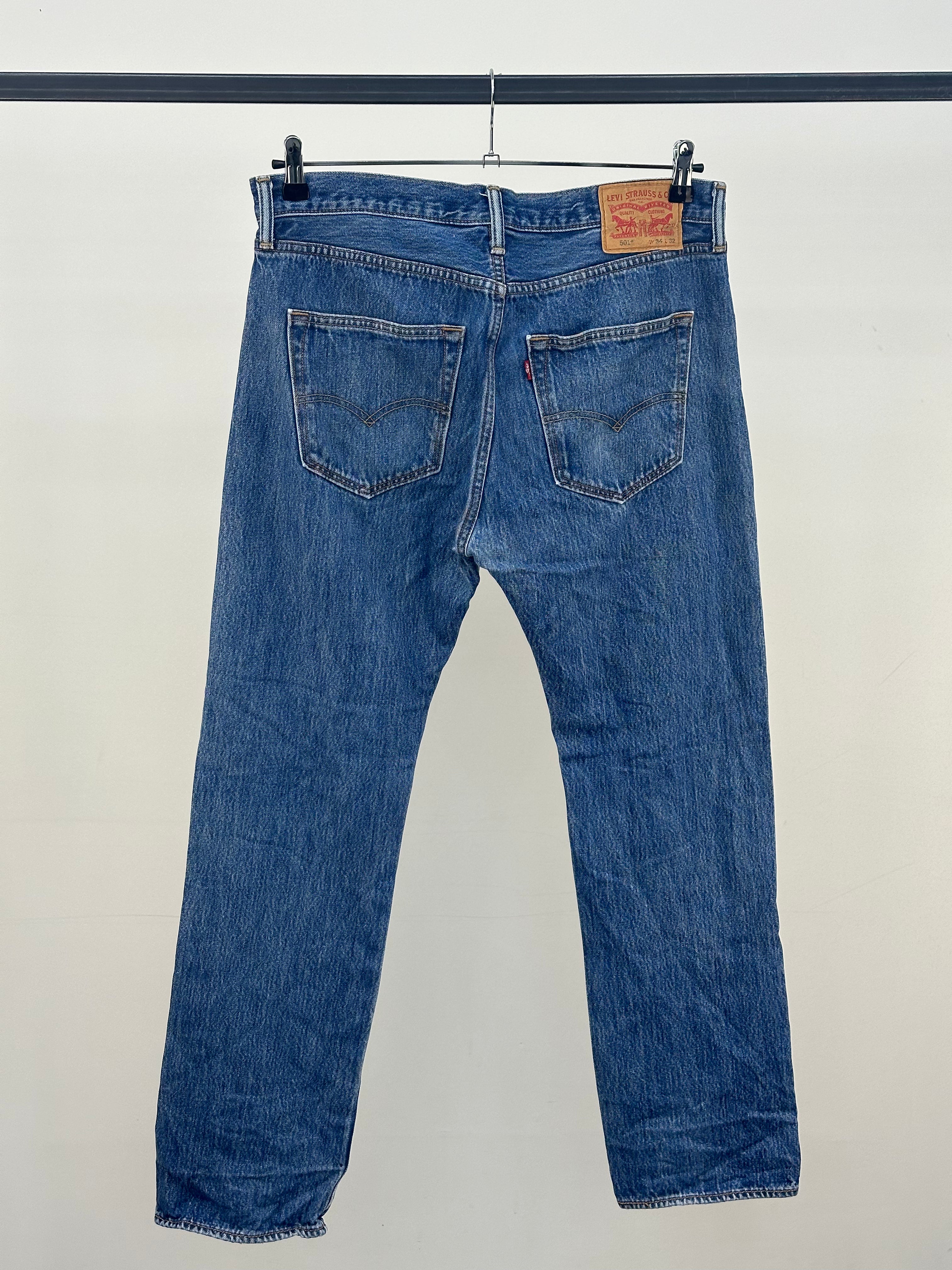 LEVI'S 501 TAGLIA: 48 ITA = W34 L32