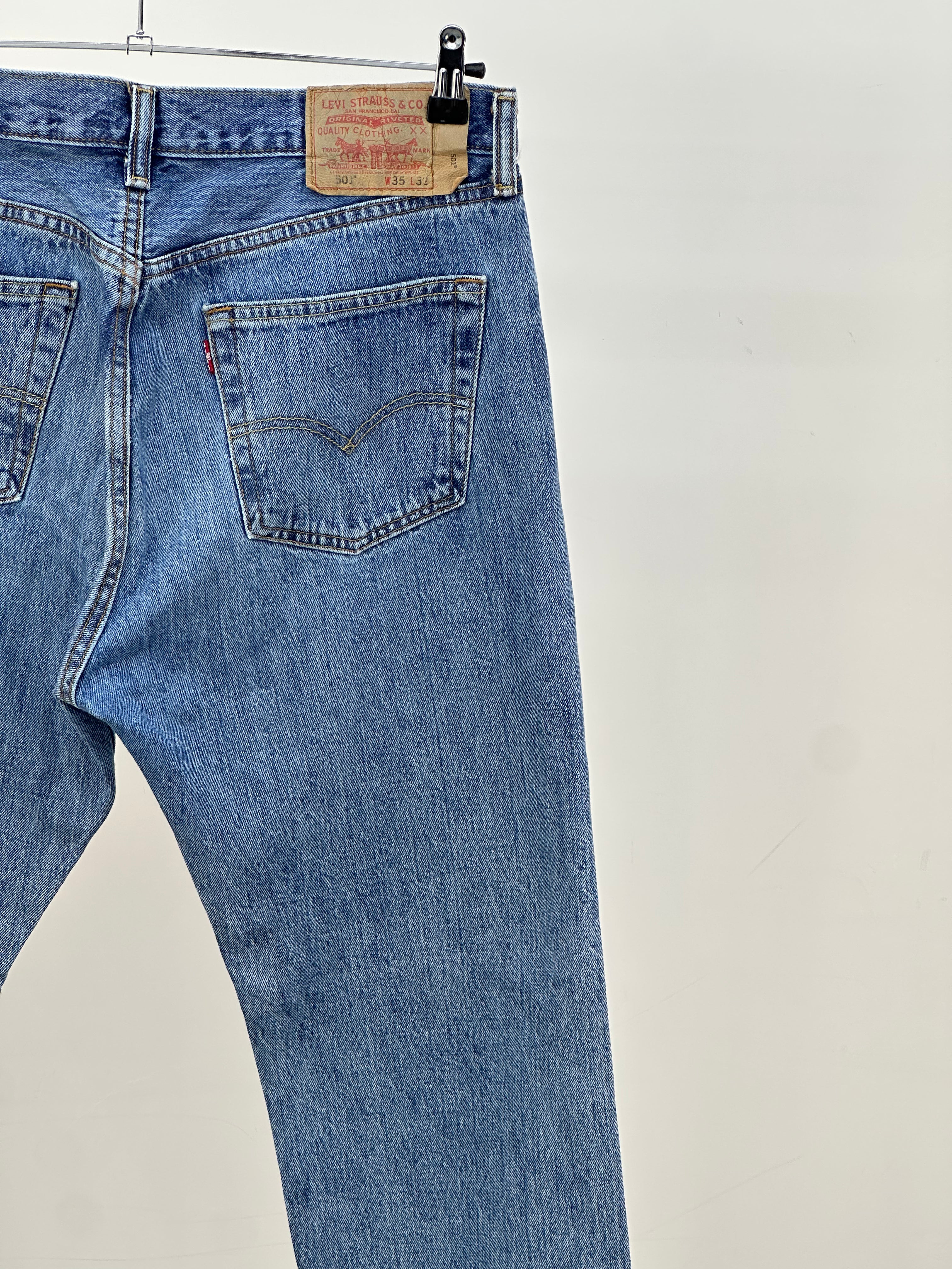 LEVI'S 501 TAGLIA: 49 ITA = W35 L32