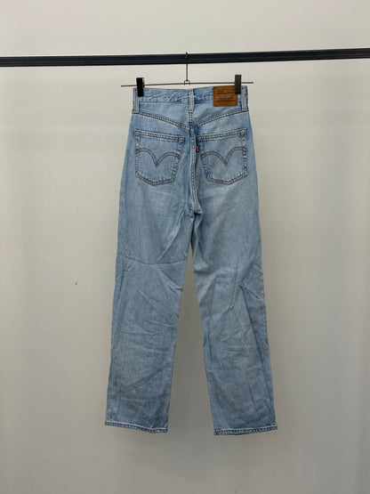 LEVI'S RIBCAGE STRAIGHT: 37 ITA = W23 L27