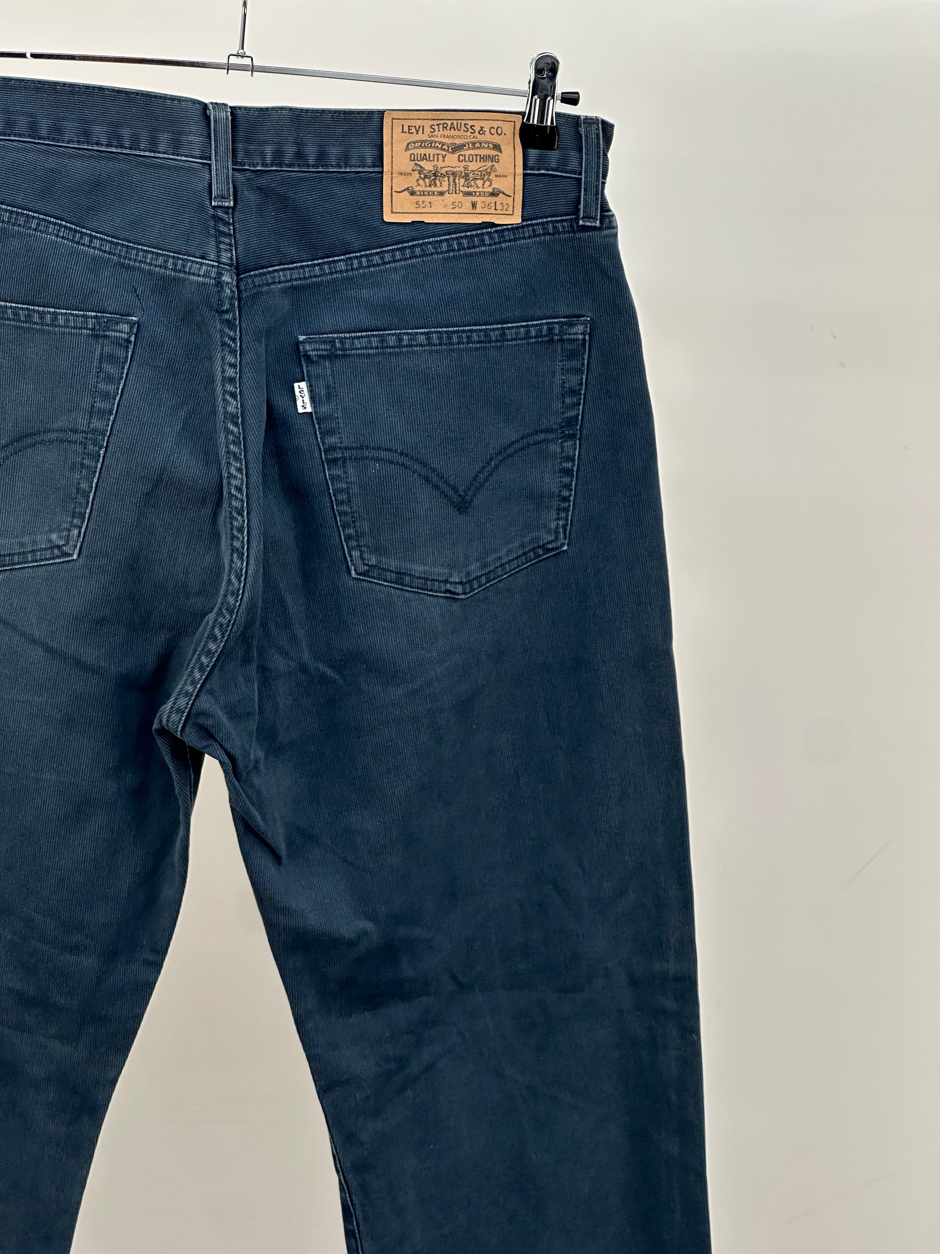 LEVI'S 551 REGULAR TAGLIA : 50 ITA = W36 L32