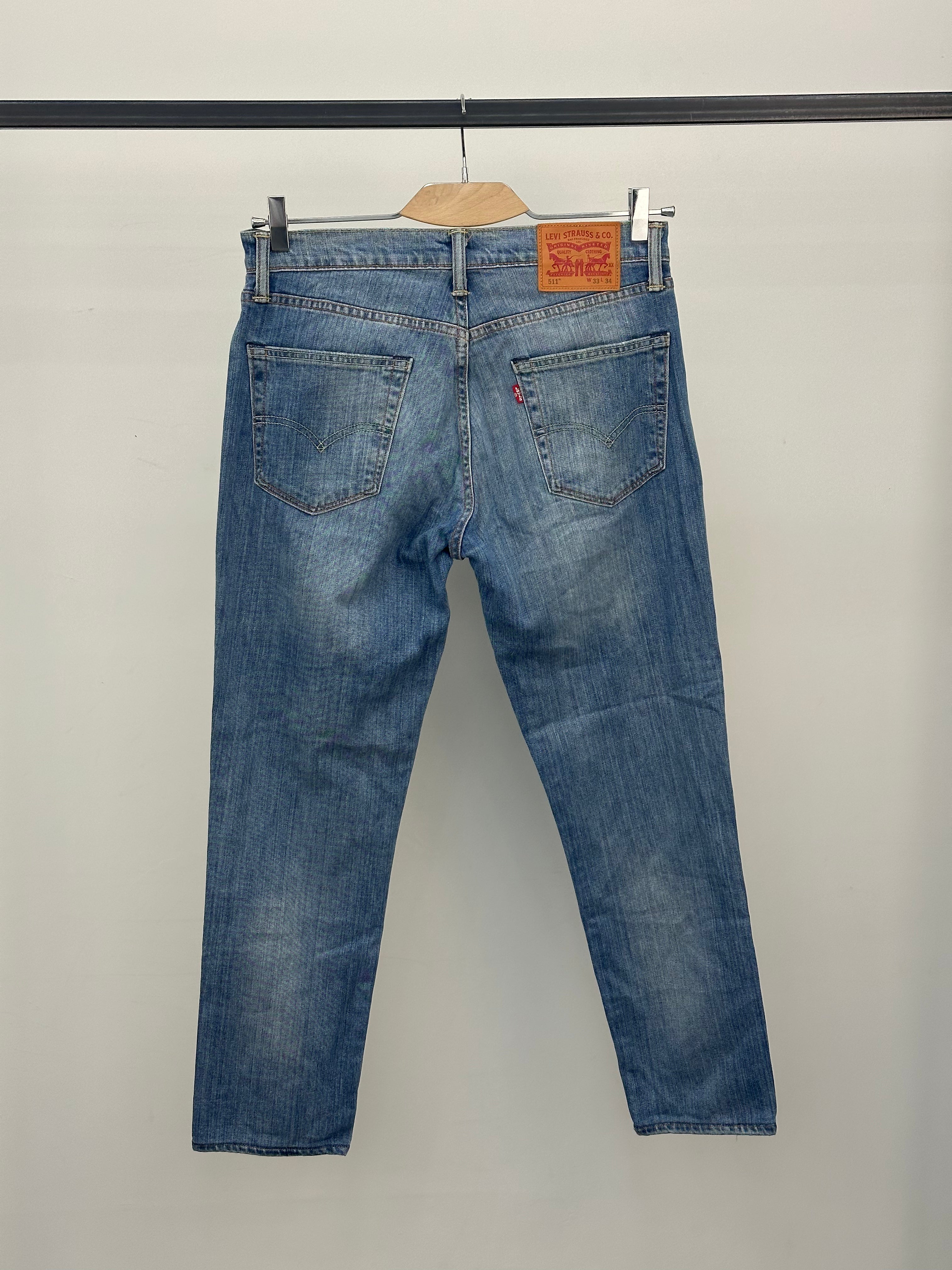 LEVI'S 511 SLIM FIT TAGLIA: 47 ITA = W33 L34