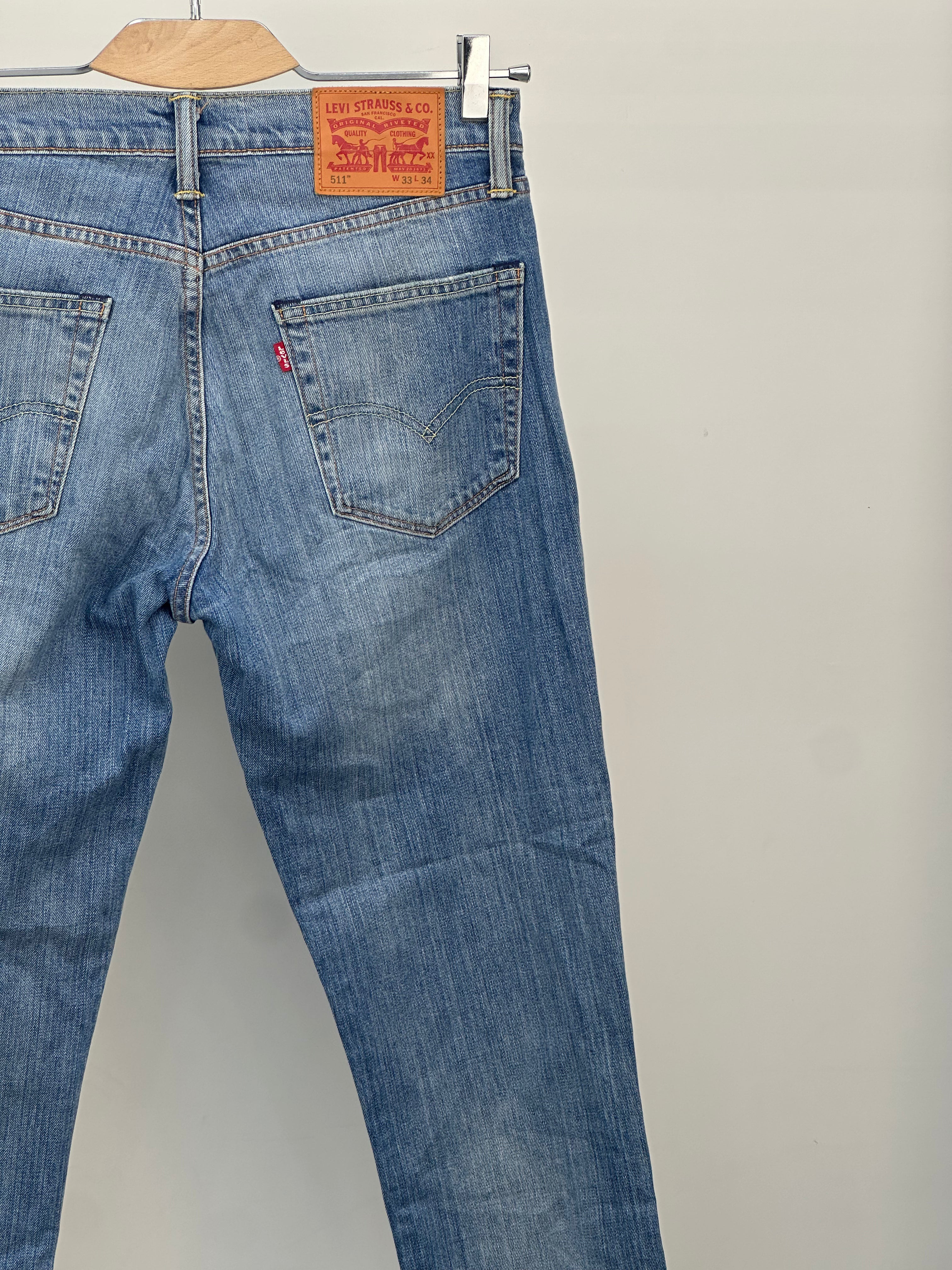 LEVI'S 511 SLIM FIT TAGLIA: 47 ITA = W33 L34