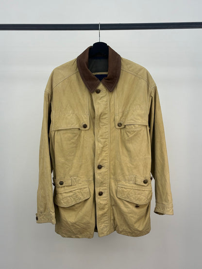 GIACCA MODELLO BARBOUR IN PELLE TAGLIA: 46