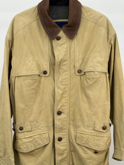 GIACCA MODELLO BARBOUR IN PELLE TAGLIA: 46