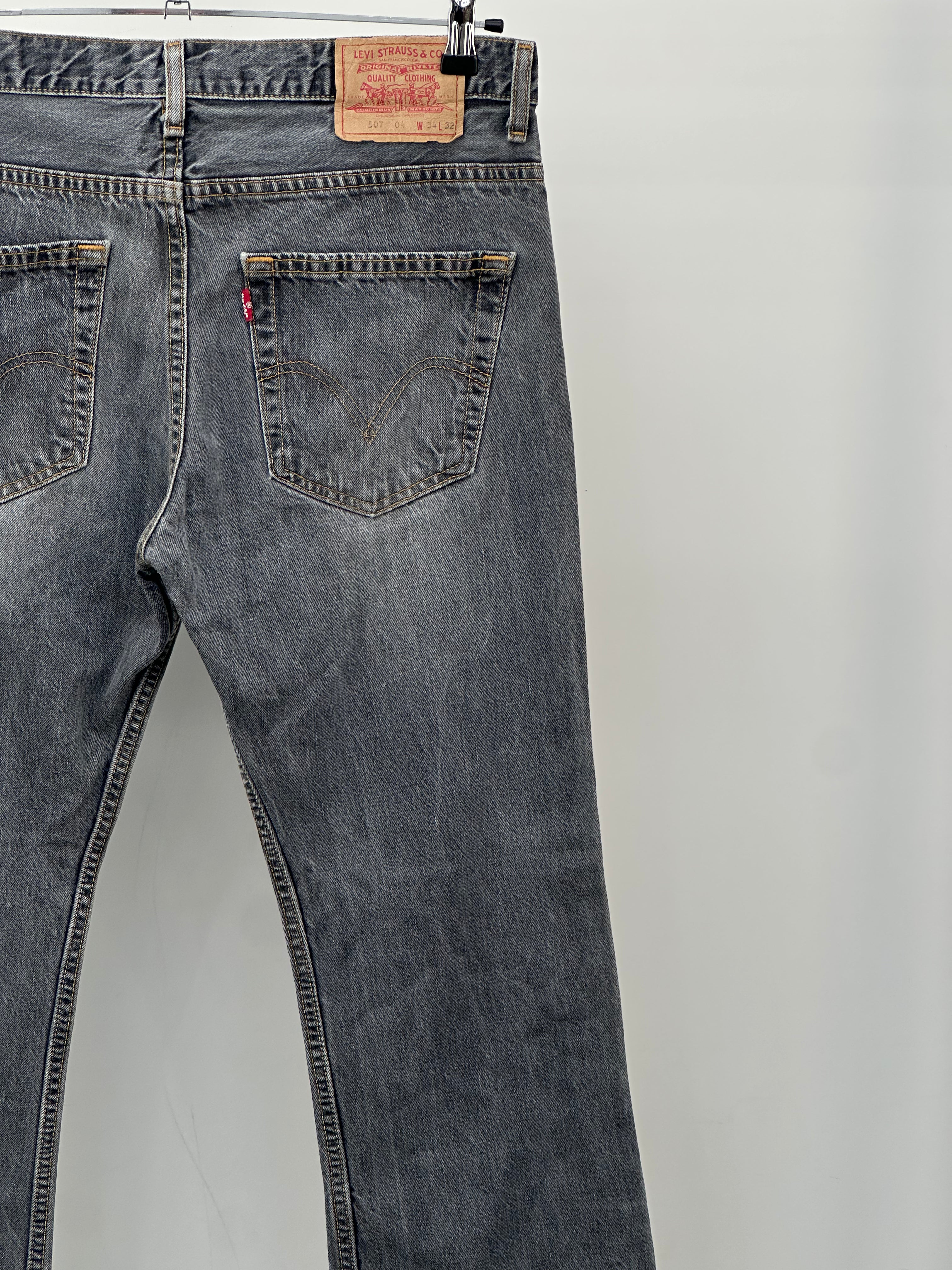 LEVI'S 507 STRAIGHT FIT TAGLIA: 48 ITA = W34 L32