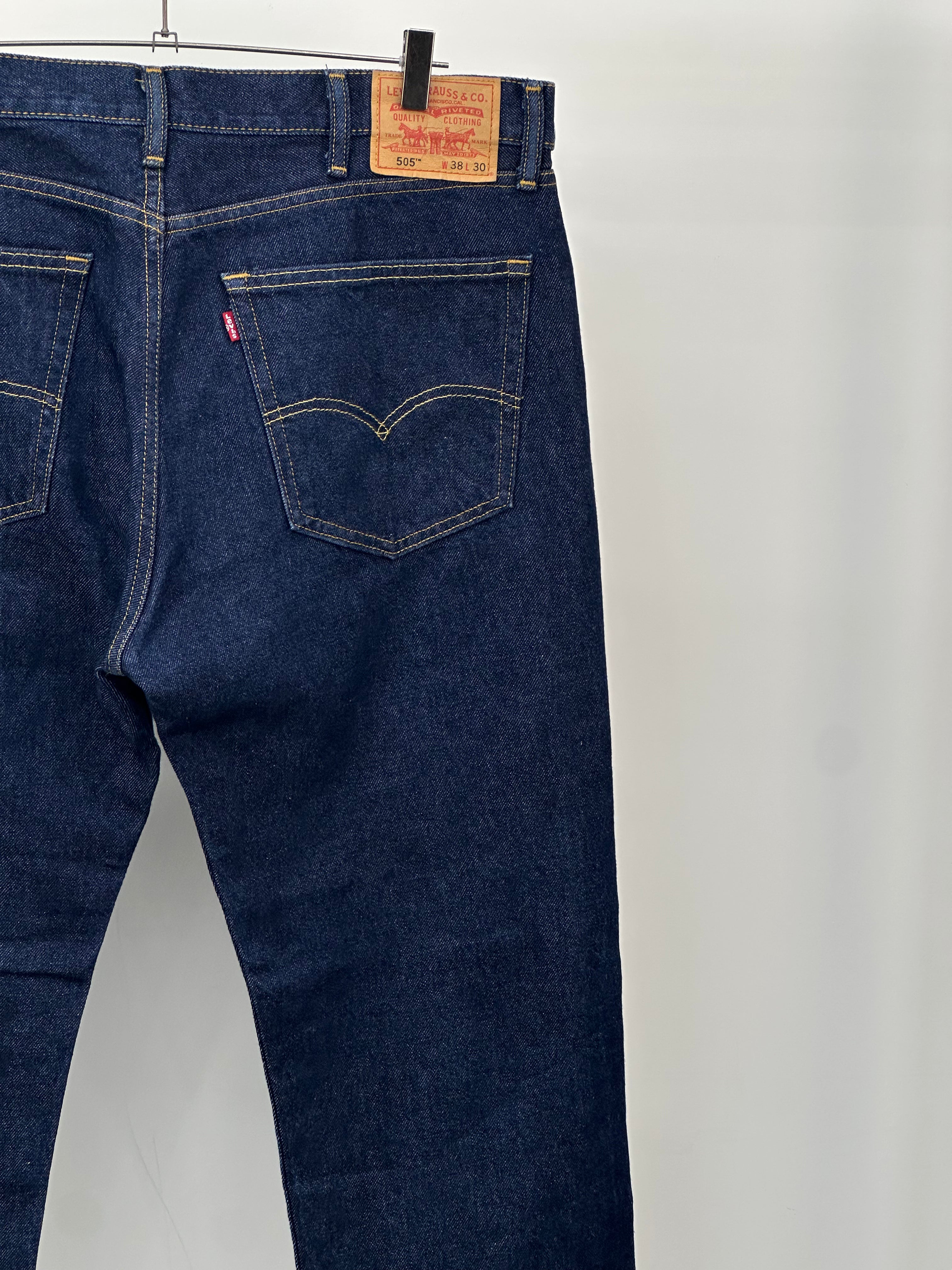LEVI'S 505 STRAIGHT FIT TAGLIA: 52 ITA = W38 L30