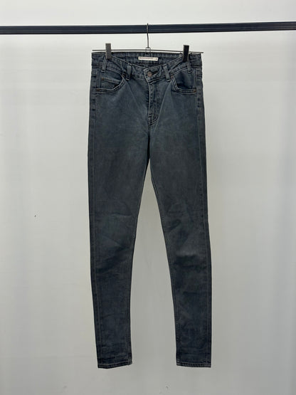LEVI'S 721 VINTAGE HIGE RISE SKINNY TAGLIA: 40 ITA = W26 L32
