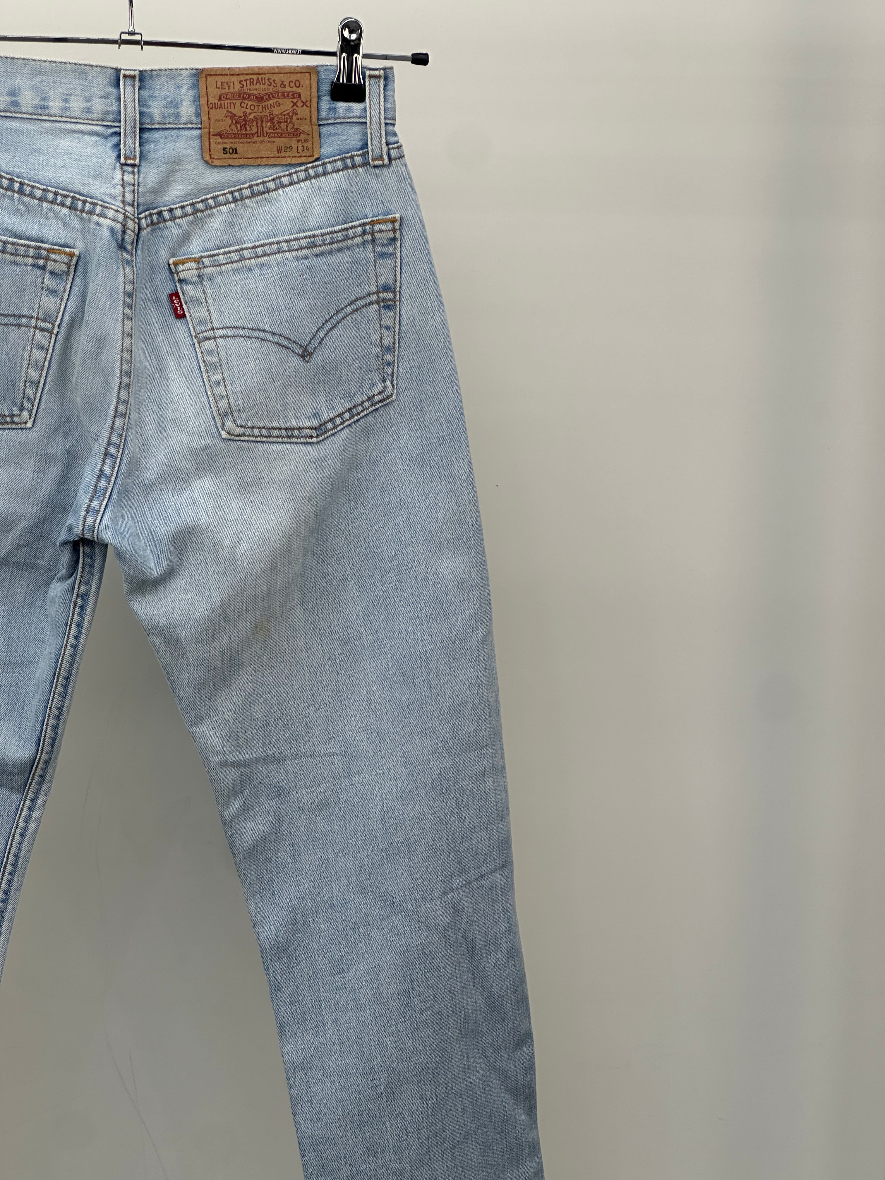 LEVI'S 501 TAGLIA: 43 ITA = W29 L34