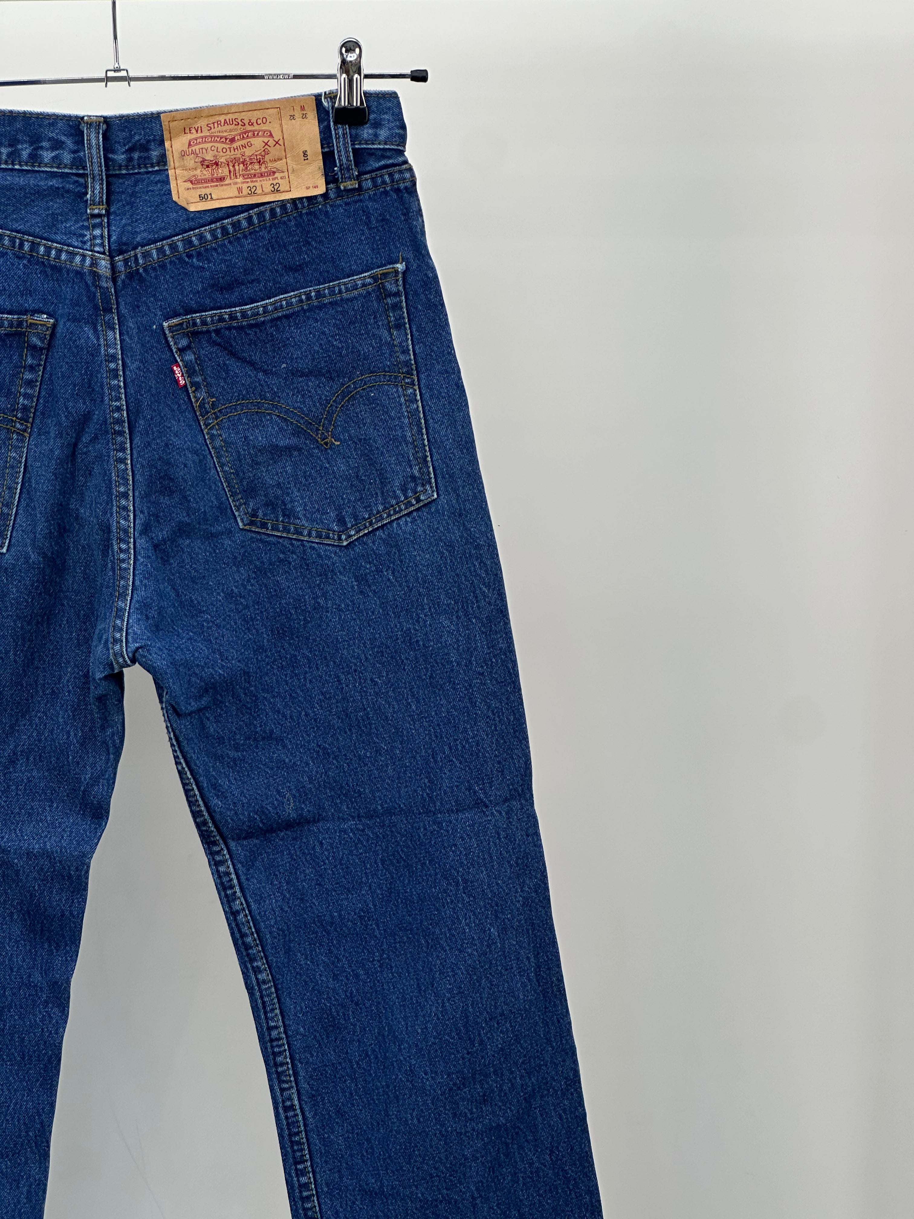 LEVI'S 501 TAGLIA: 46 ITA = W32 L32