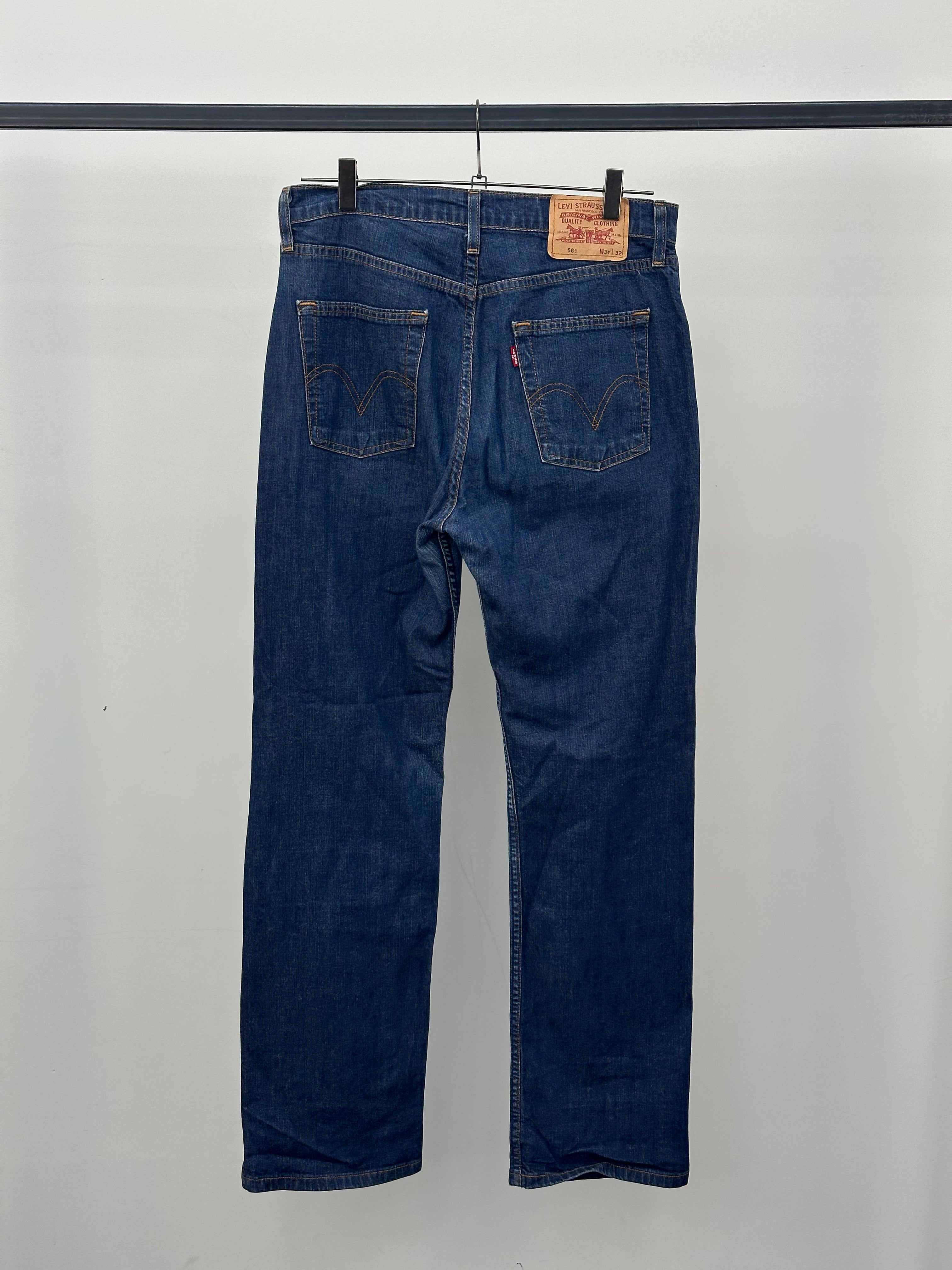LEVI'S 581 STRAIGHT FIT TAGLIA: 45 ITA = W31 L32