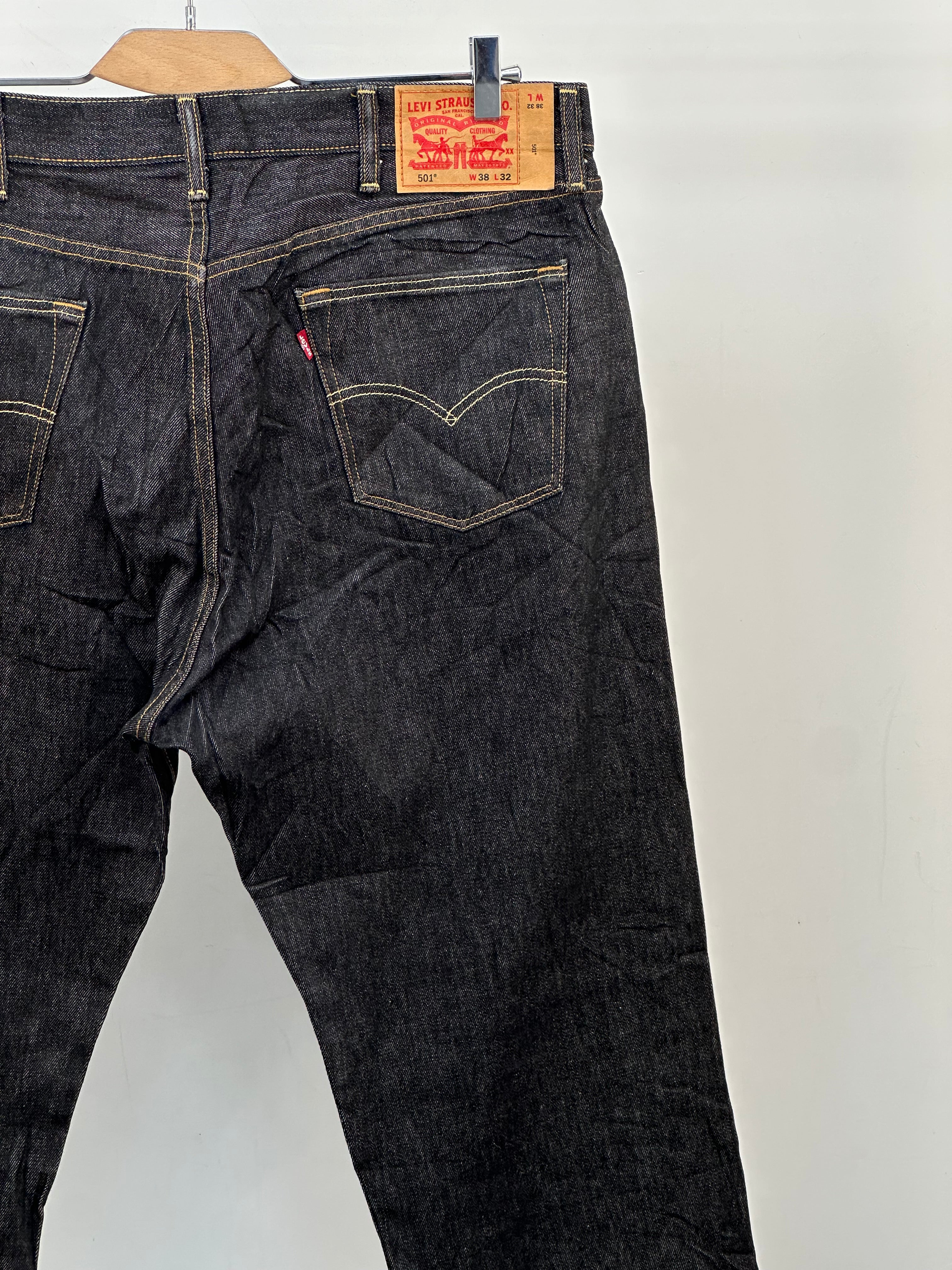 LEVI'S 501 REGULAR  FIT: 50 ITA = W38 L32