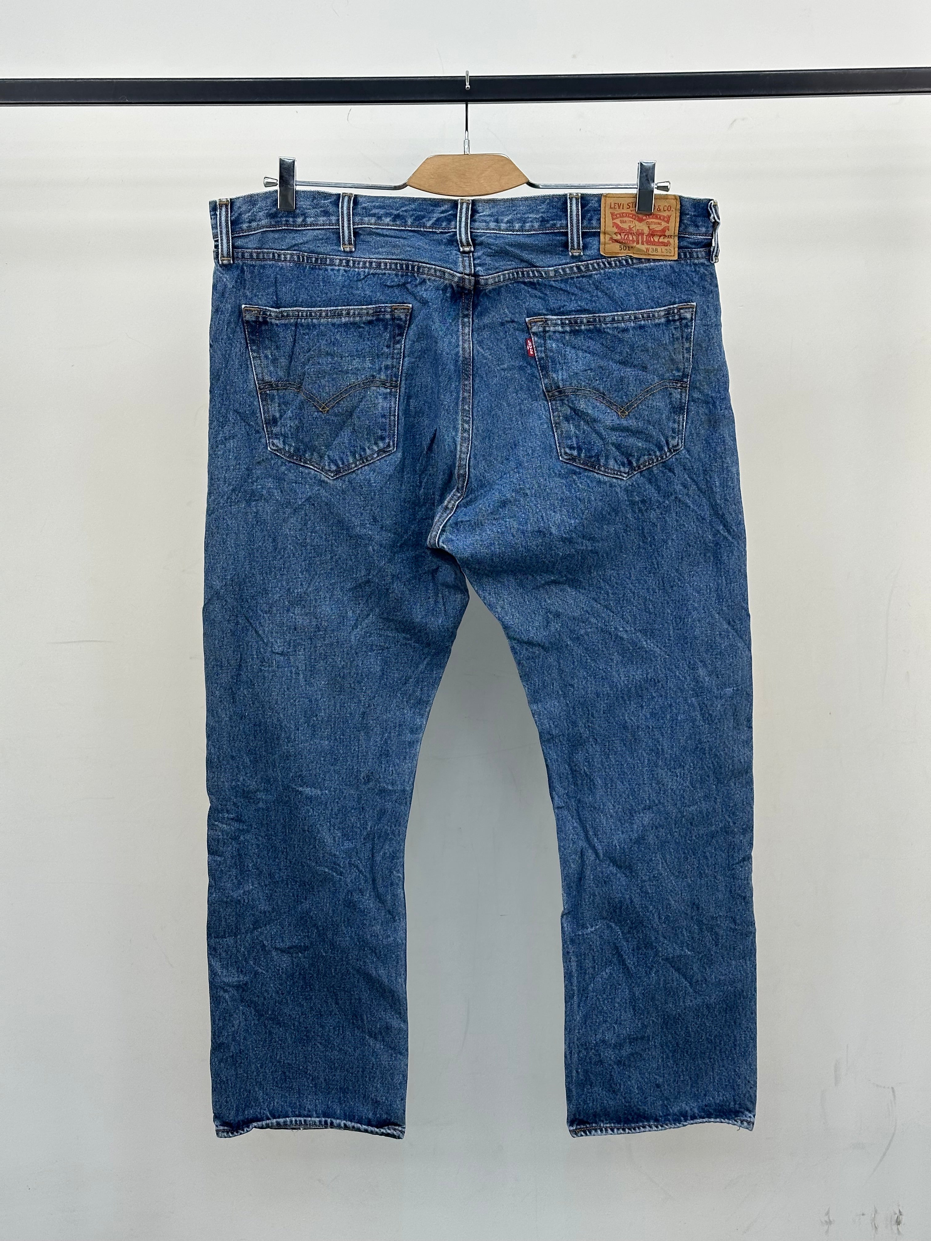 LEVI'S 501 REGULAR  FIT: 50 ITA = W38 L30