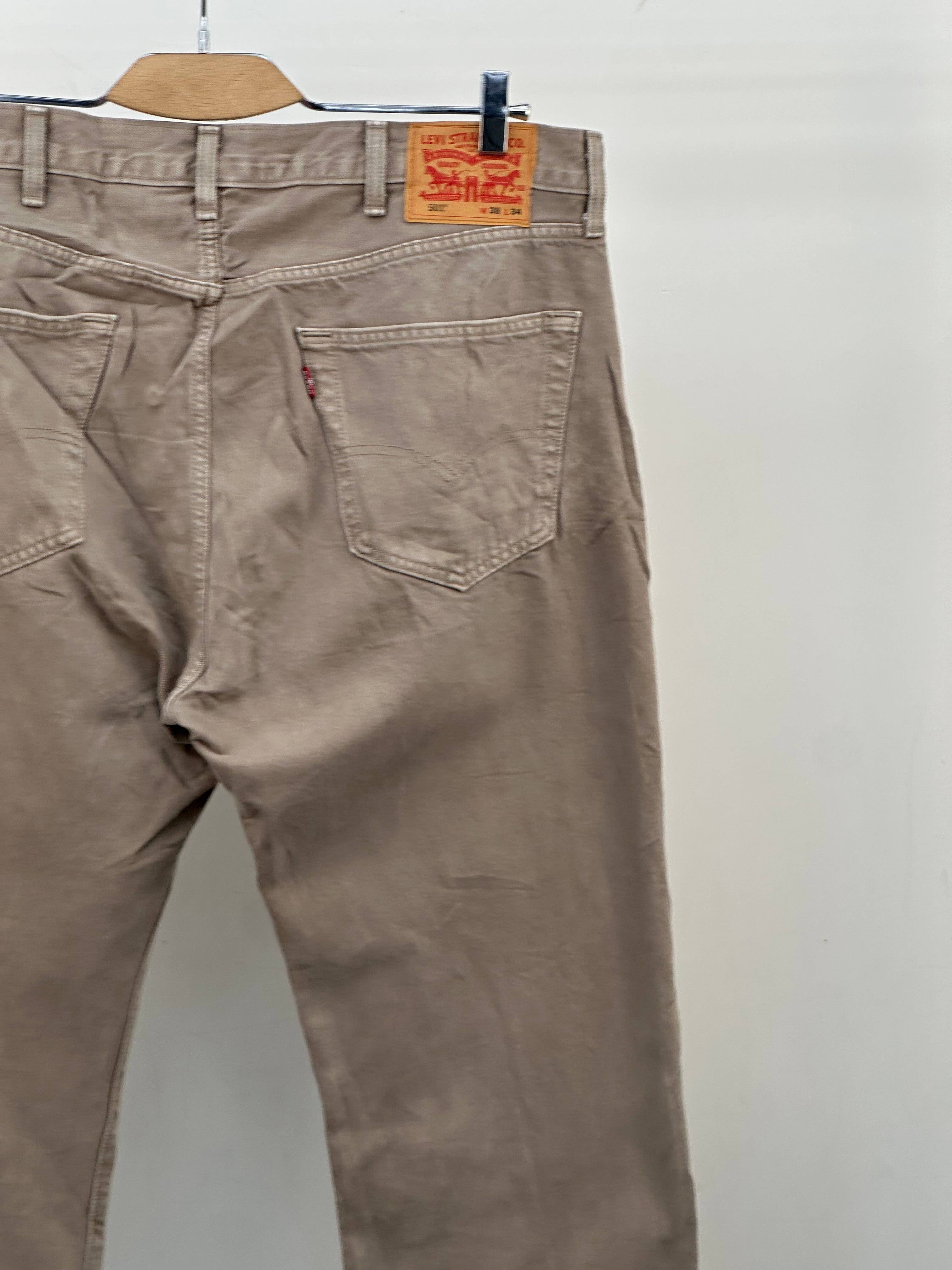 LEVI'S 501 REGULAR  FIT: 50 ITA = W38 L34