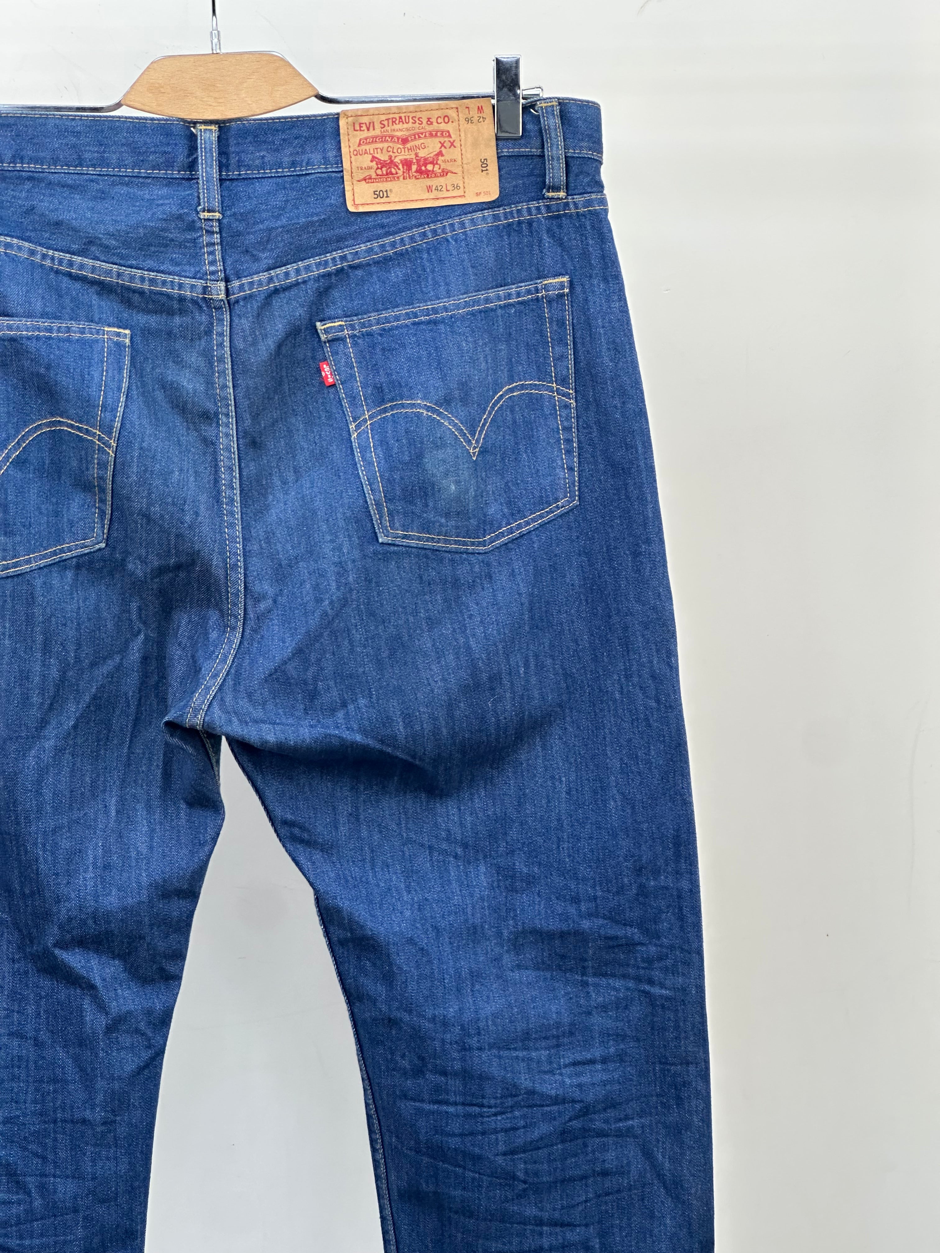 LEVI'S 501 REGULAR FIT TAGLIA: 54 ITA = W42 L36
