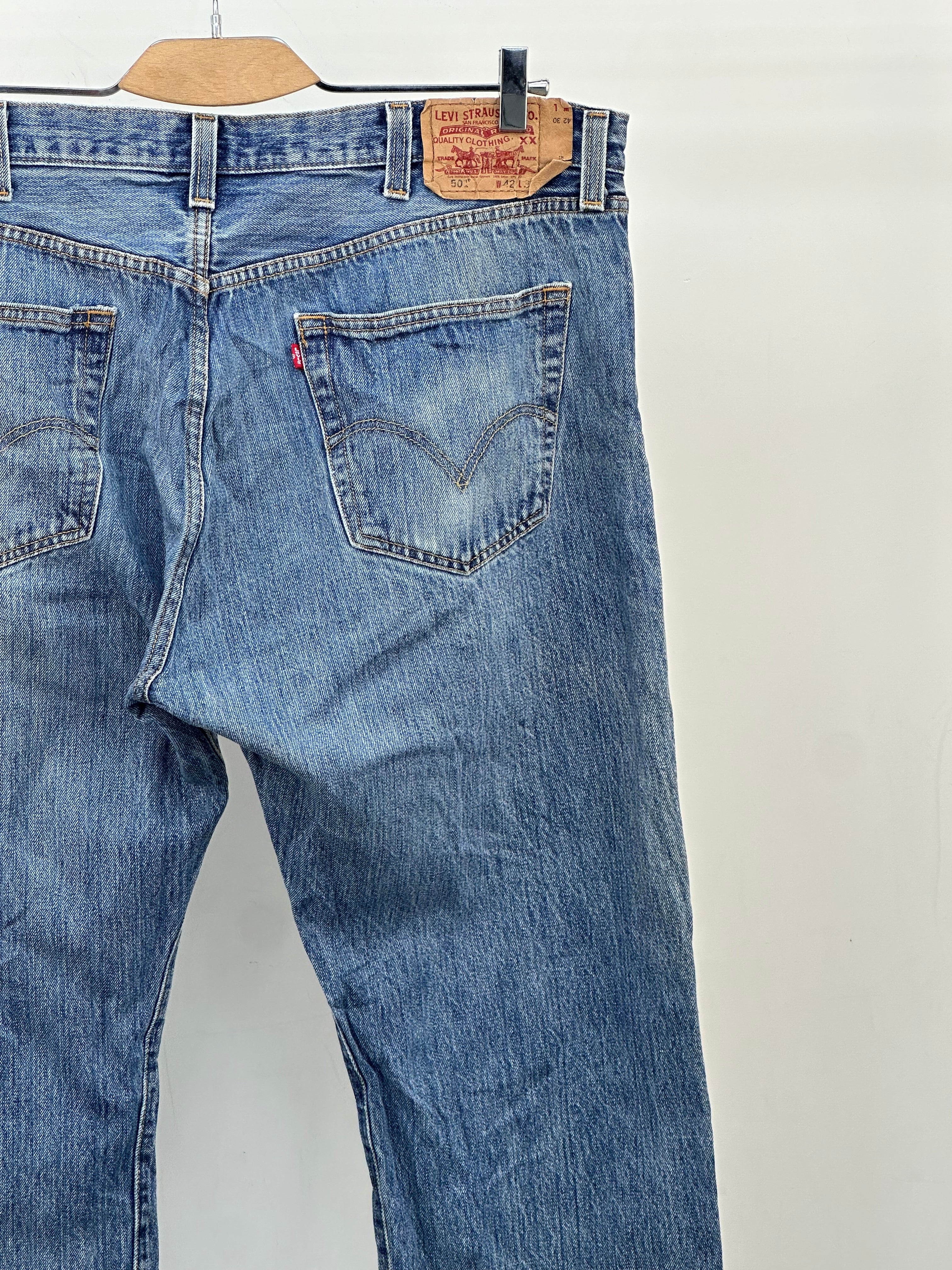 LEVI'S 501 REGULAR FIT TAGLIA: 54 ITA = W42 L30