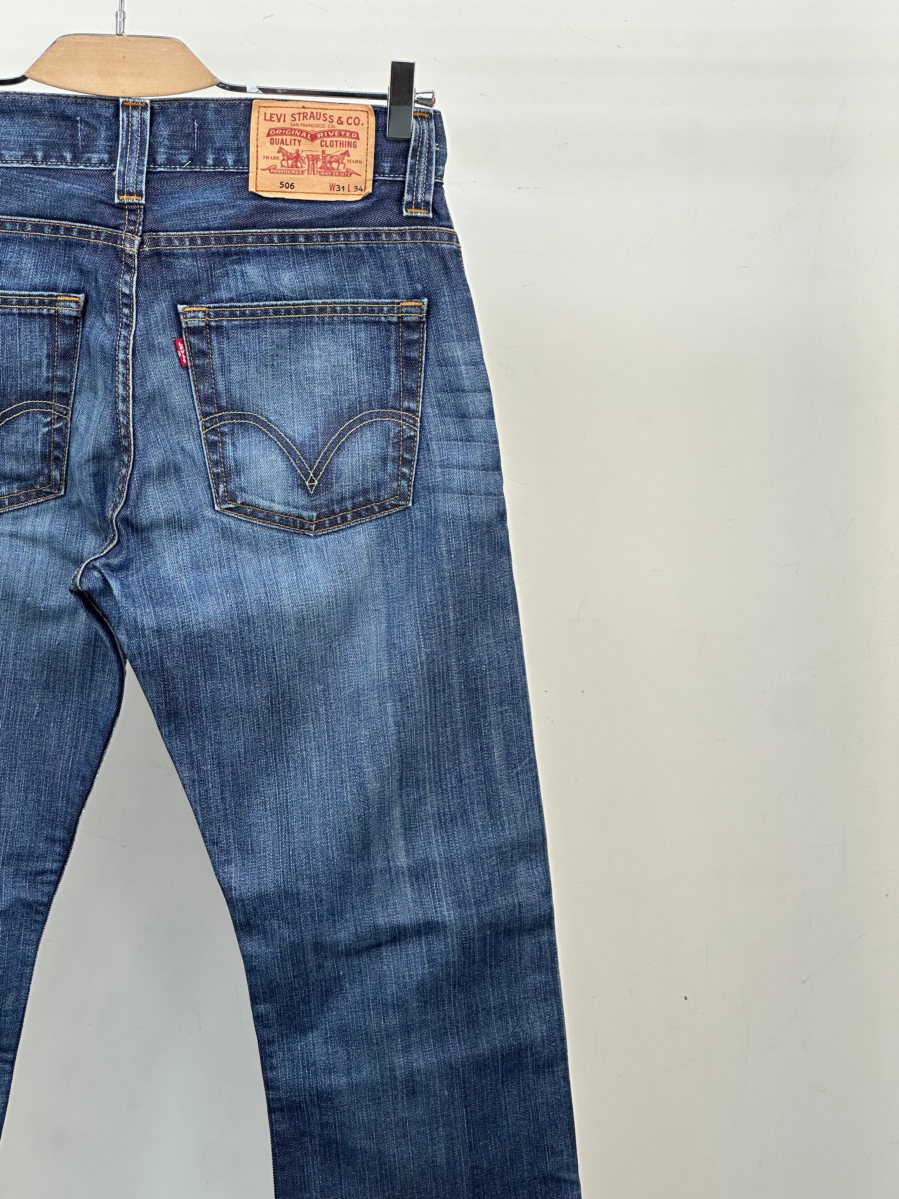 LEVI'S 506 STANDARD FIT TAGLIA: 45 ITA = W31 L34
