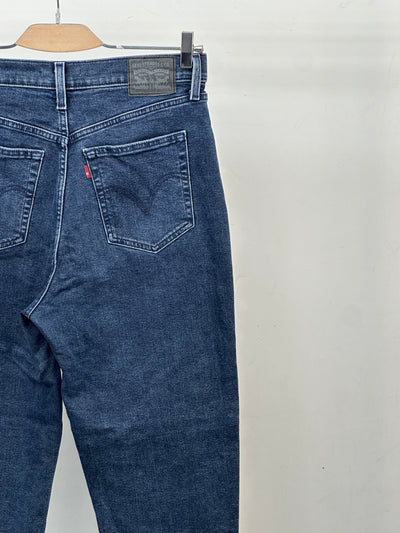 LEVI'S HIGH WAISTED TAPER TAGLIA: 44 ITA = W30 L27