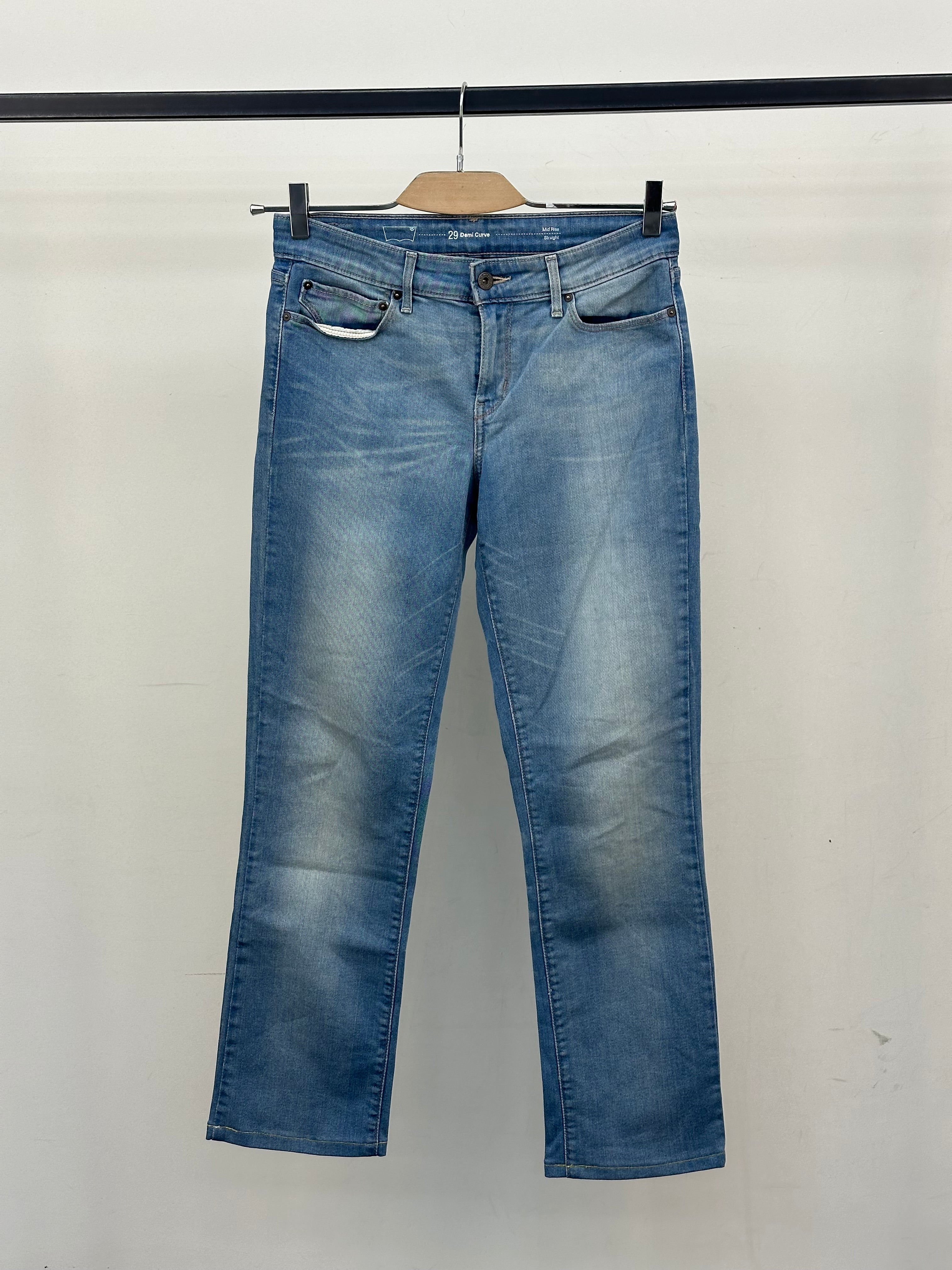 LEVI'S MID RISE STRAIGHT FIT TAGLIA: 43 ITA = W29 L34