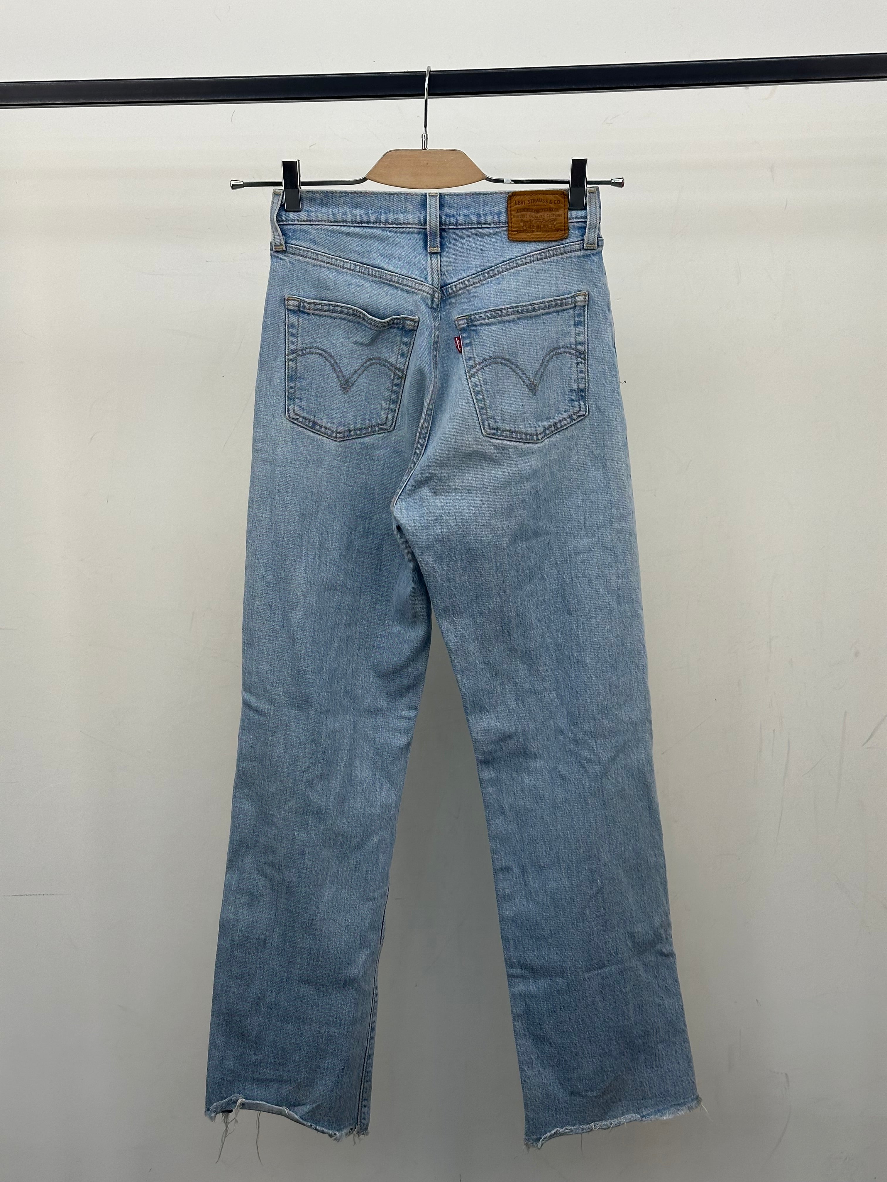 LEVI'S RIBCAGE STRAIGHT TAGLIA: 40 ITA = W26