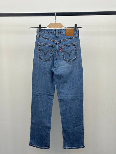LEVI'S RIBCAGE STRAIGHT ANKLE TAGLIA: 38 ITA = W24 L29