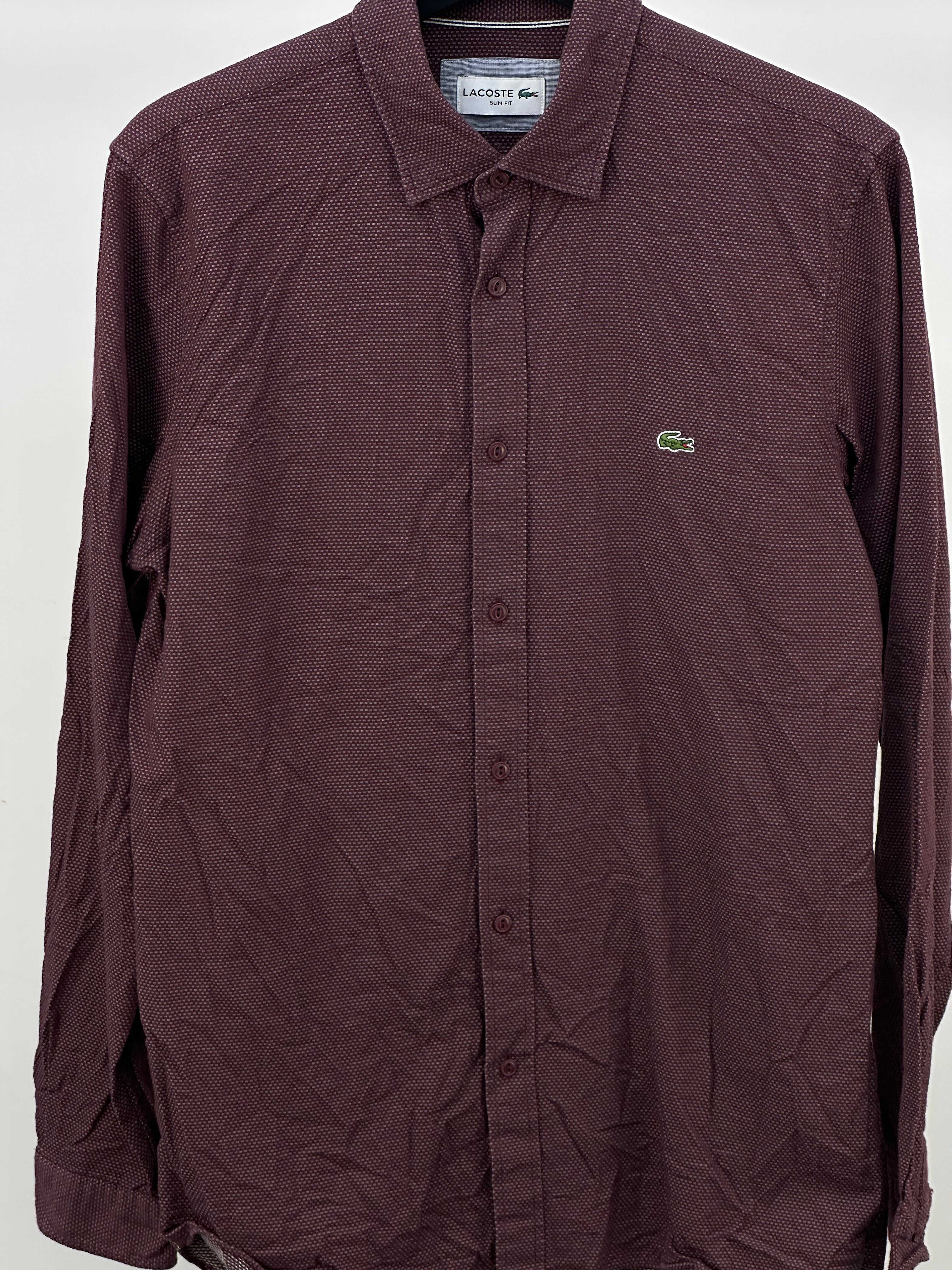 CAMICIA LACOSTE TAGLIA : S