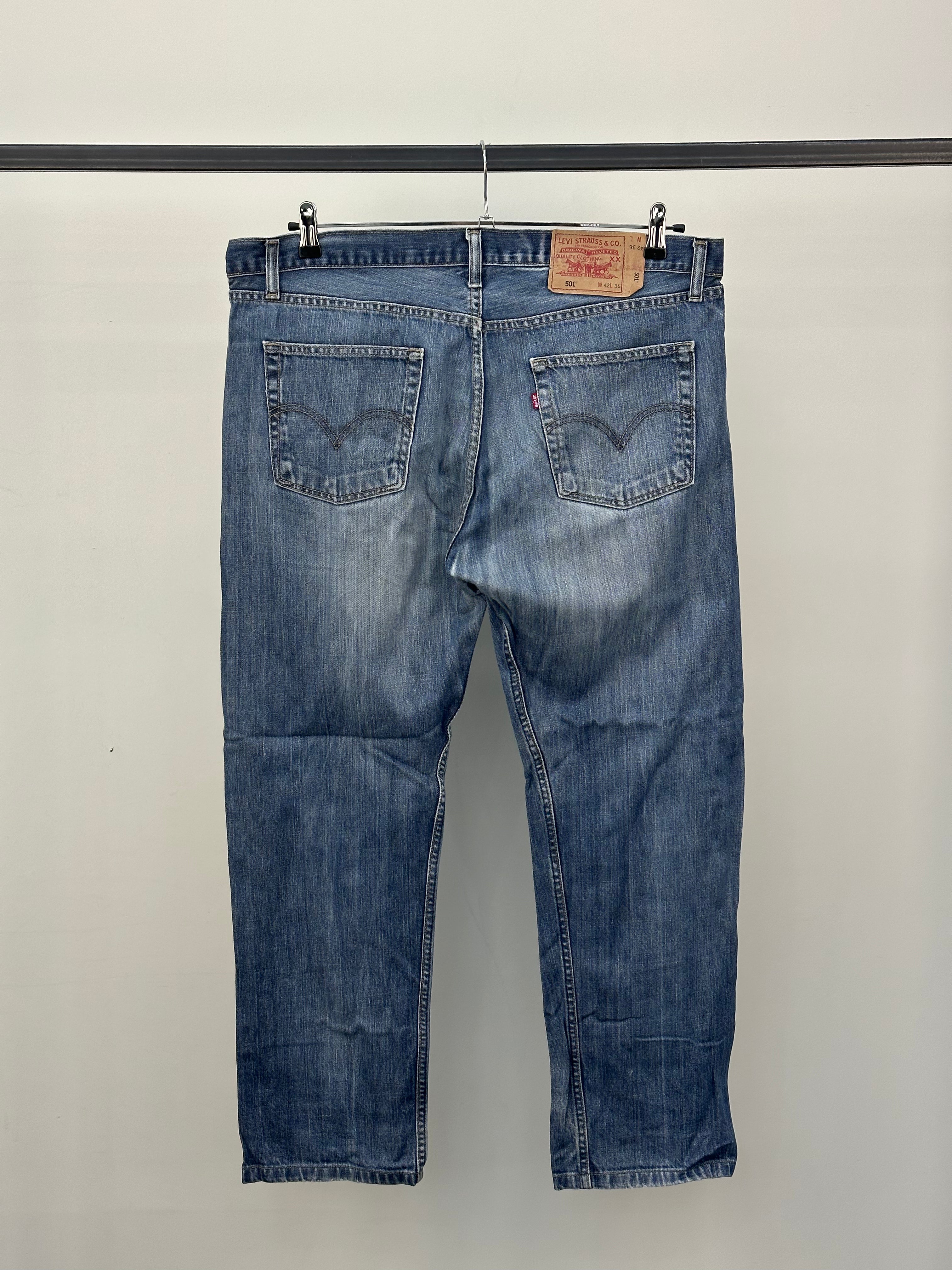 LEVI'S 501 TAGLIA: 56 ITA = W42 L36