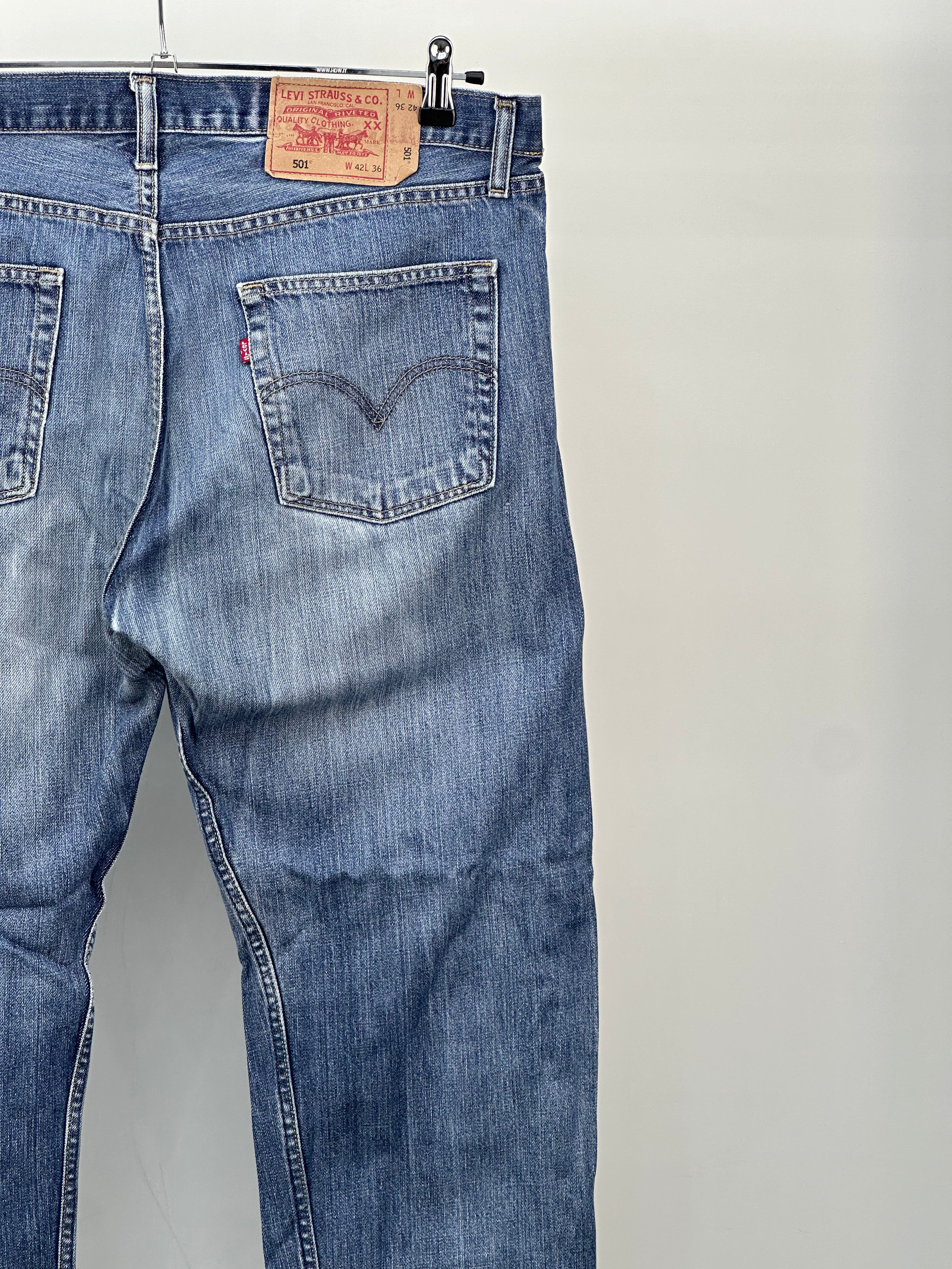 LEVI'S 501 TAGLIA: 56 ITA = W42 L36