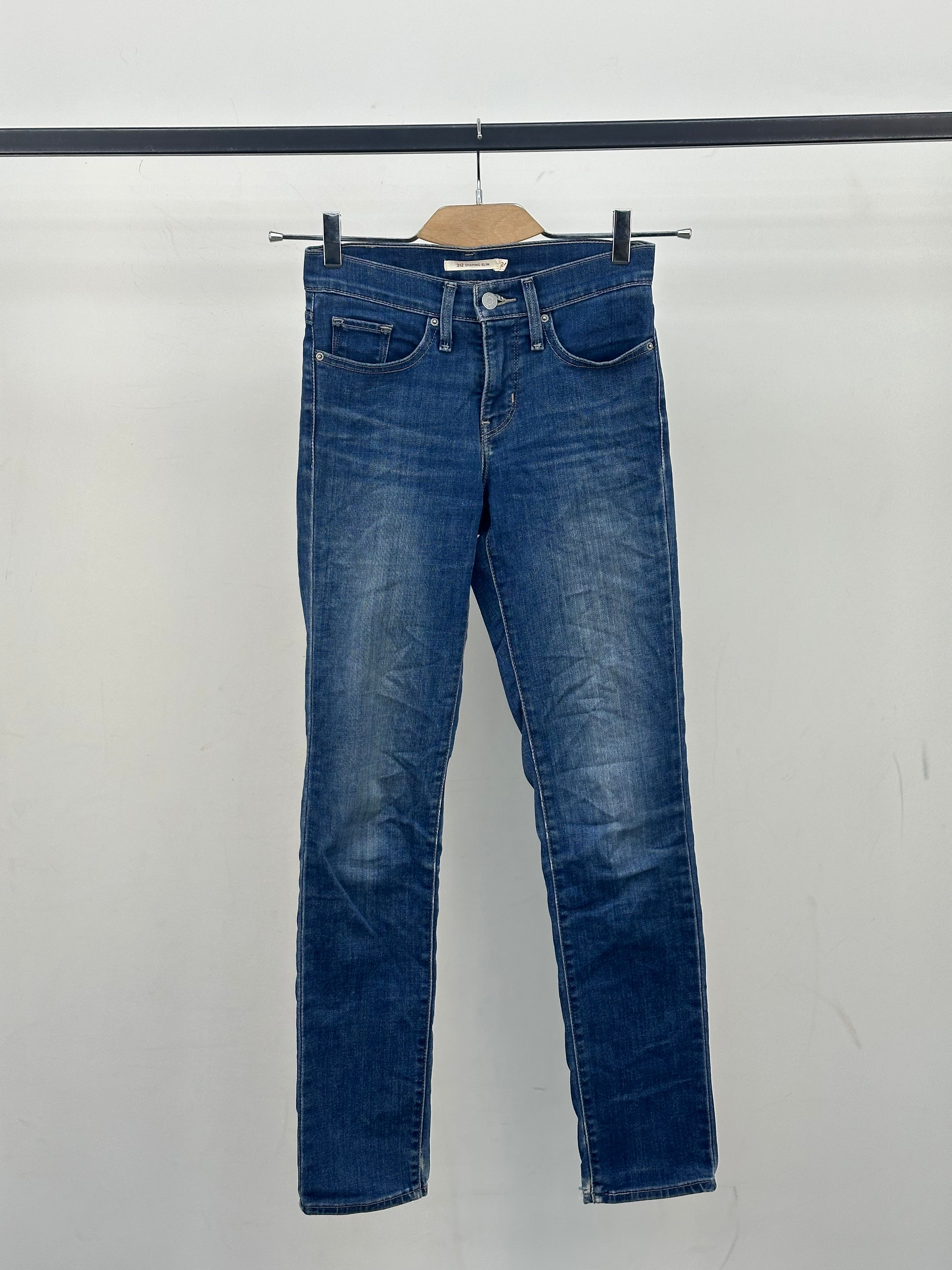 LEVI'S 312 SHAPING SLIM FIT TAGLIA: 38 ITA = W24 L32