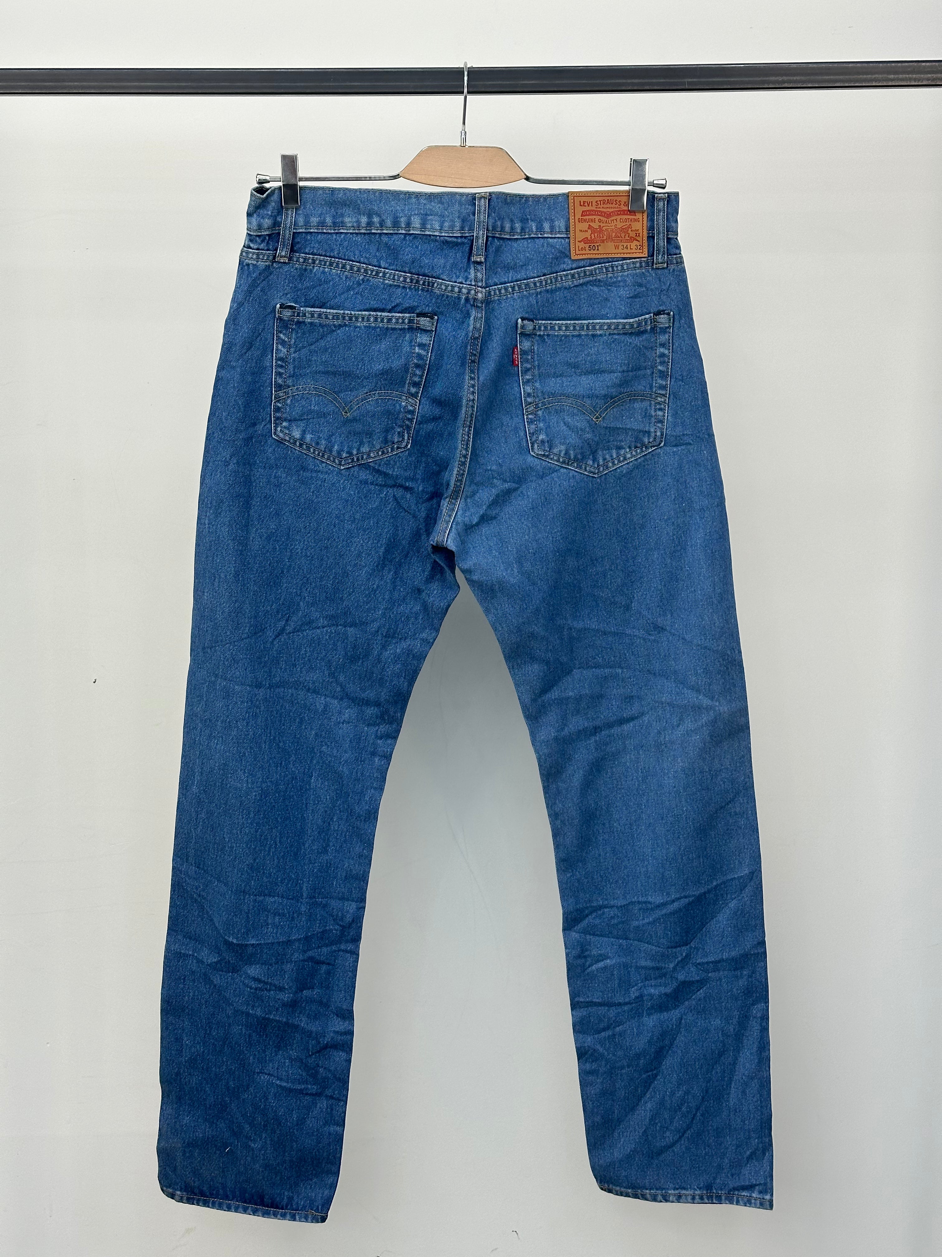 LEVI'S 501 TAGLIA: 48 ITA = W34 L32