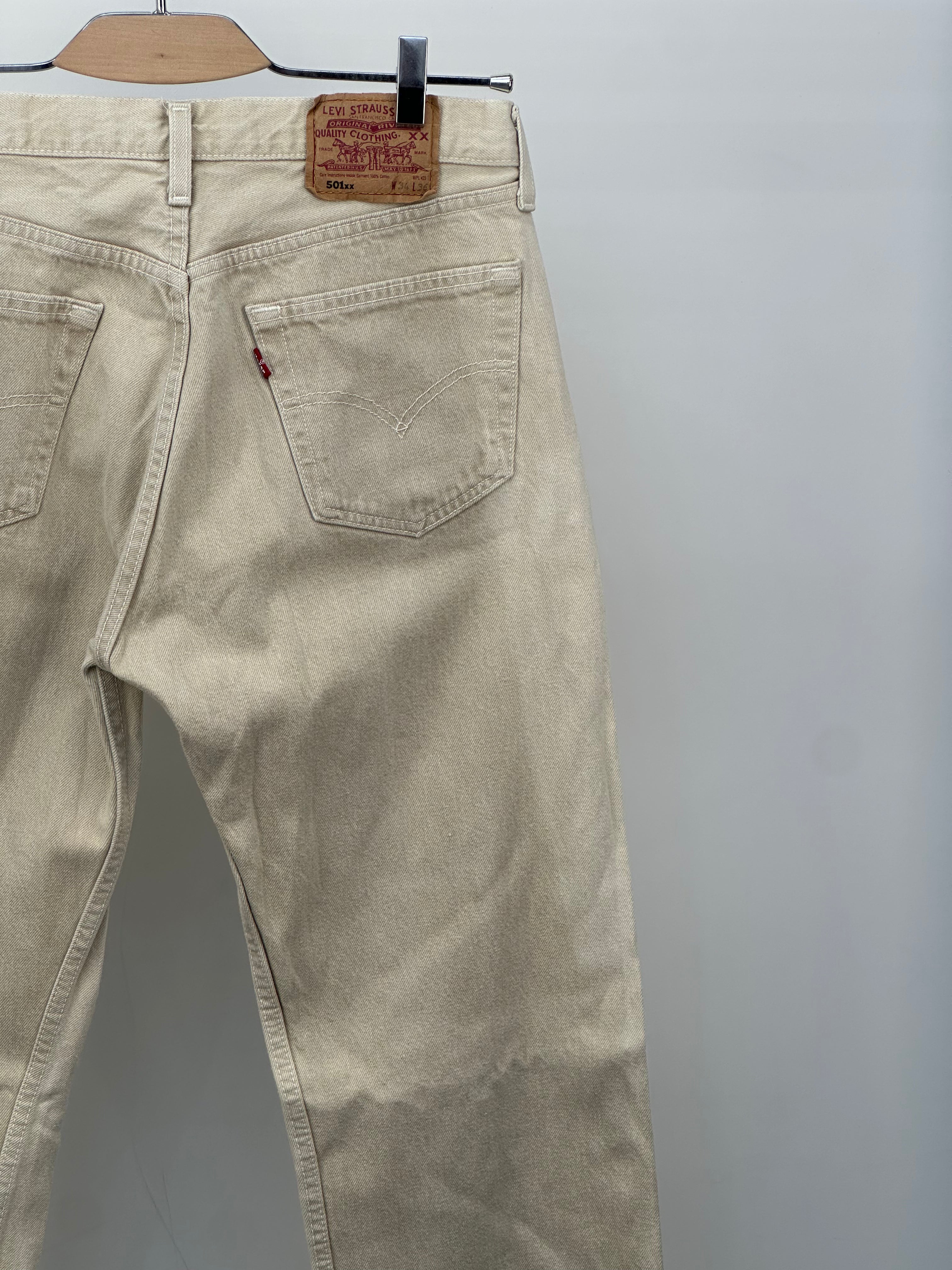 LEVI'S 501XX TAGLIA: 48 ITA = W34 L36