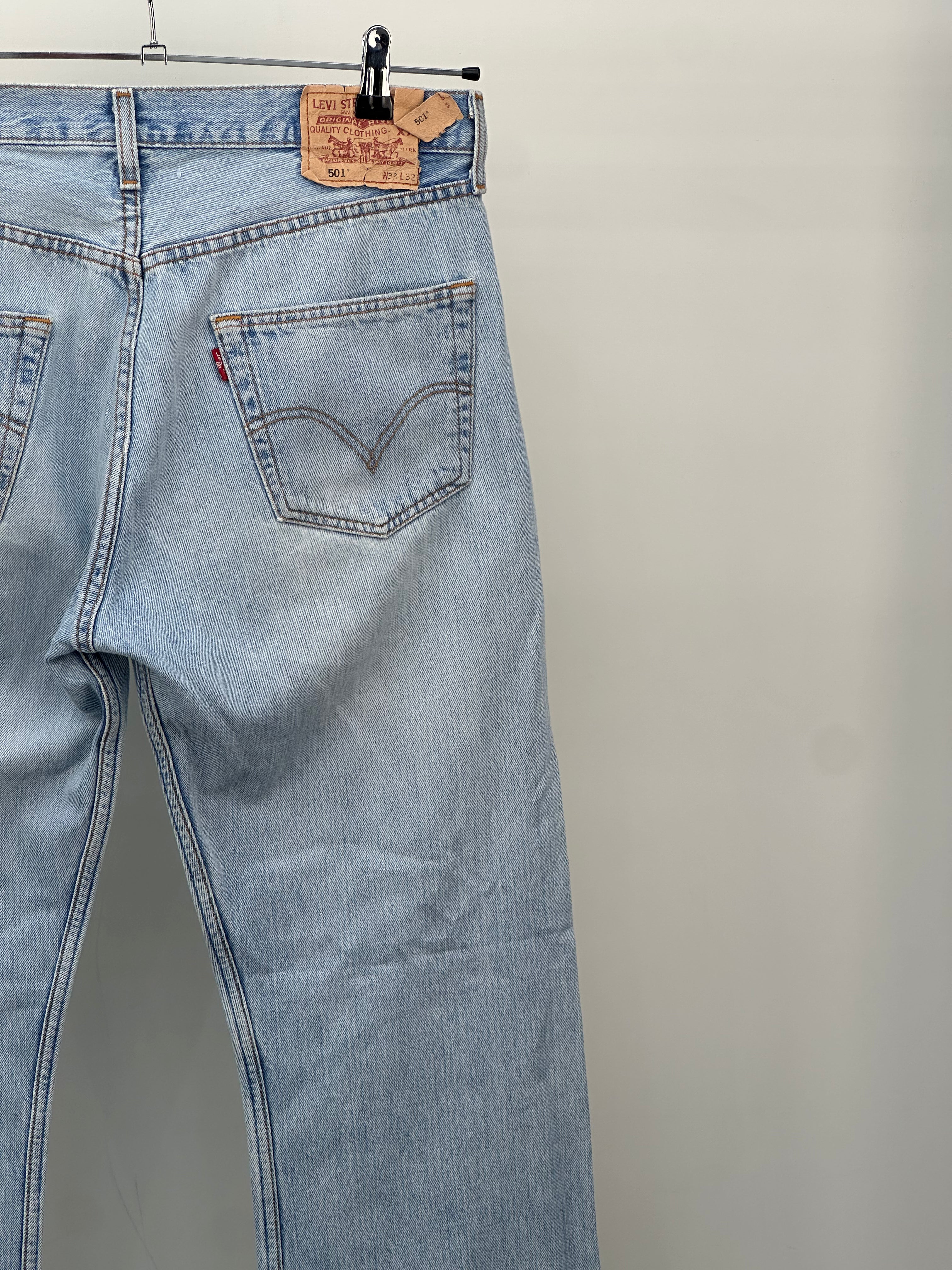 LEVI'S 501 TAGLIA: 47 ITA = W33 L32