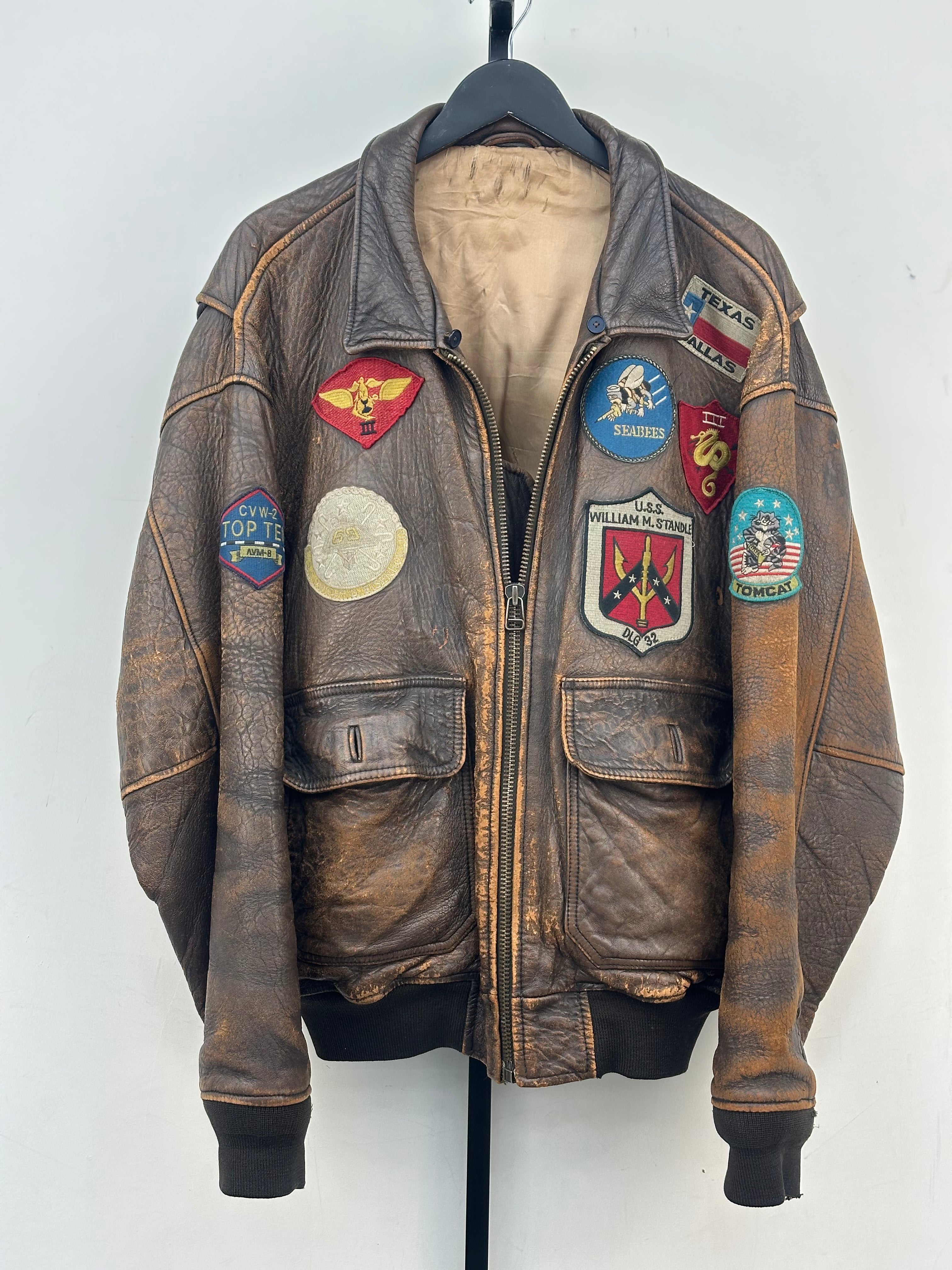 GIACCA AVIREX IN PELLE IN PELLE VINTAGE TAGLIA: XL