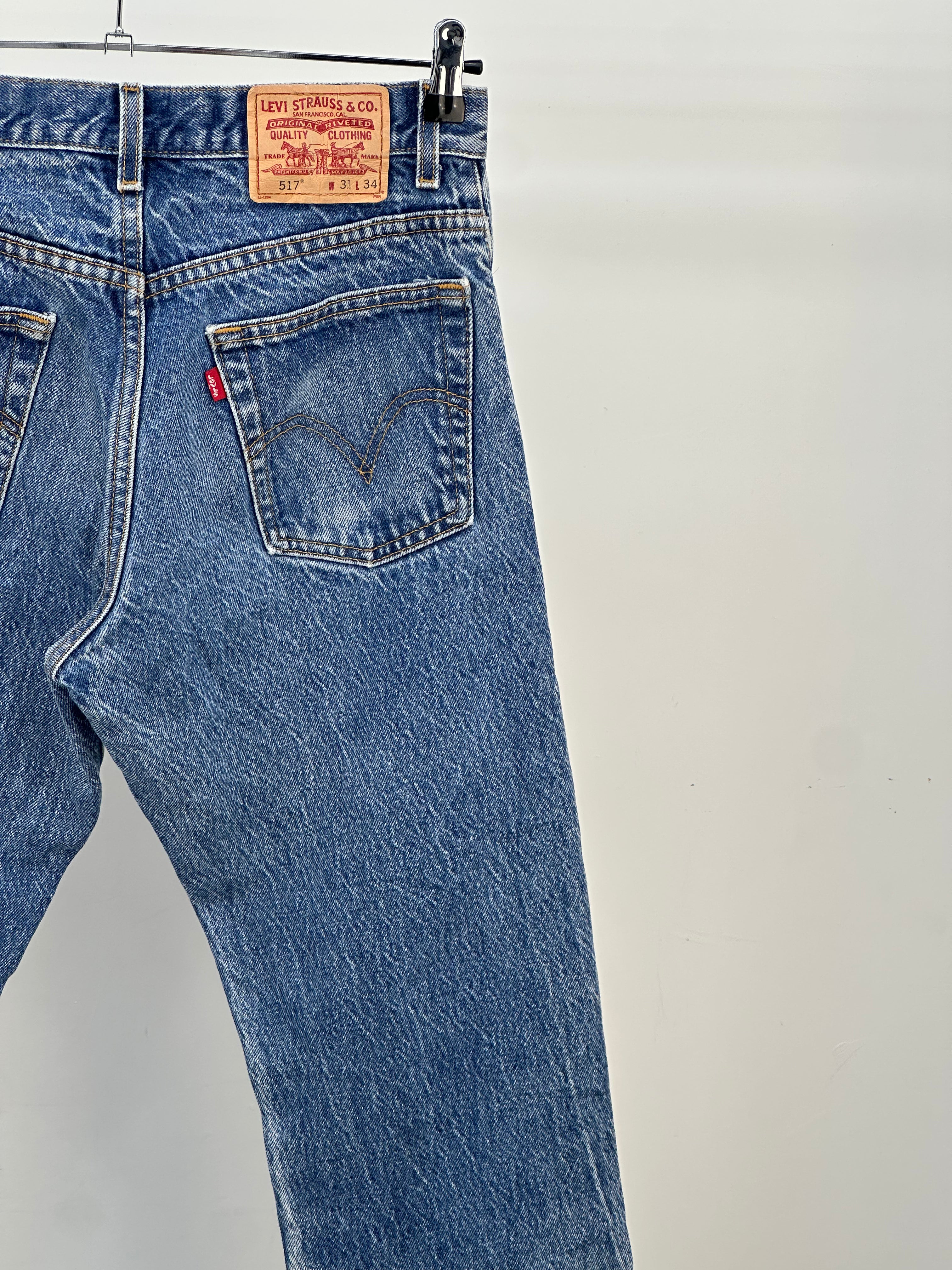 JEANS LEVI'S BOOTCUT TAGLIA: W31 L34 = 45 ITA