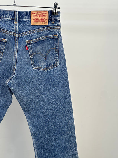 JEANS LEVI'S BOOTCUT TAGLIA: W31 L34 = 45 ITA