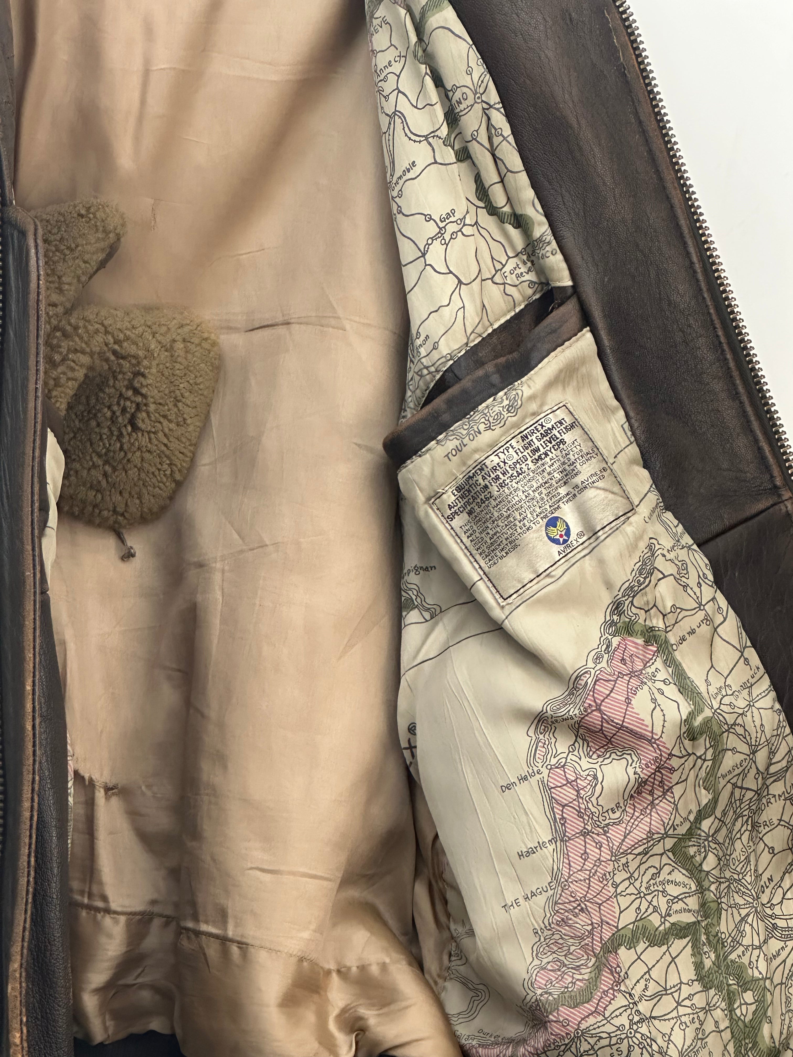 GIACCA AVIREX IN PELLE IN PELLE VINTAGE TAGLIA: XL