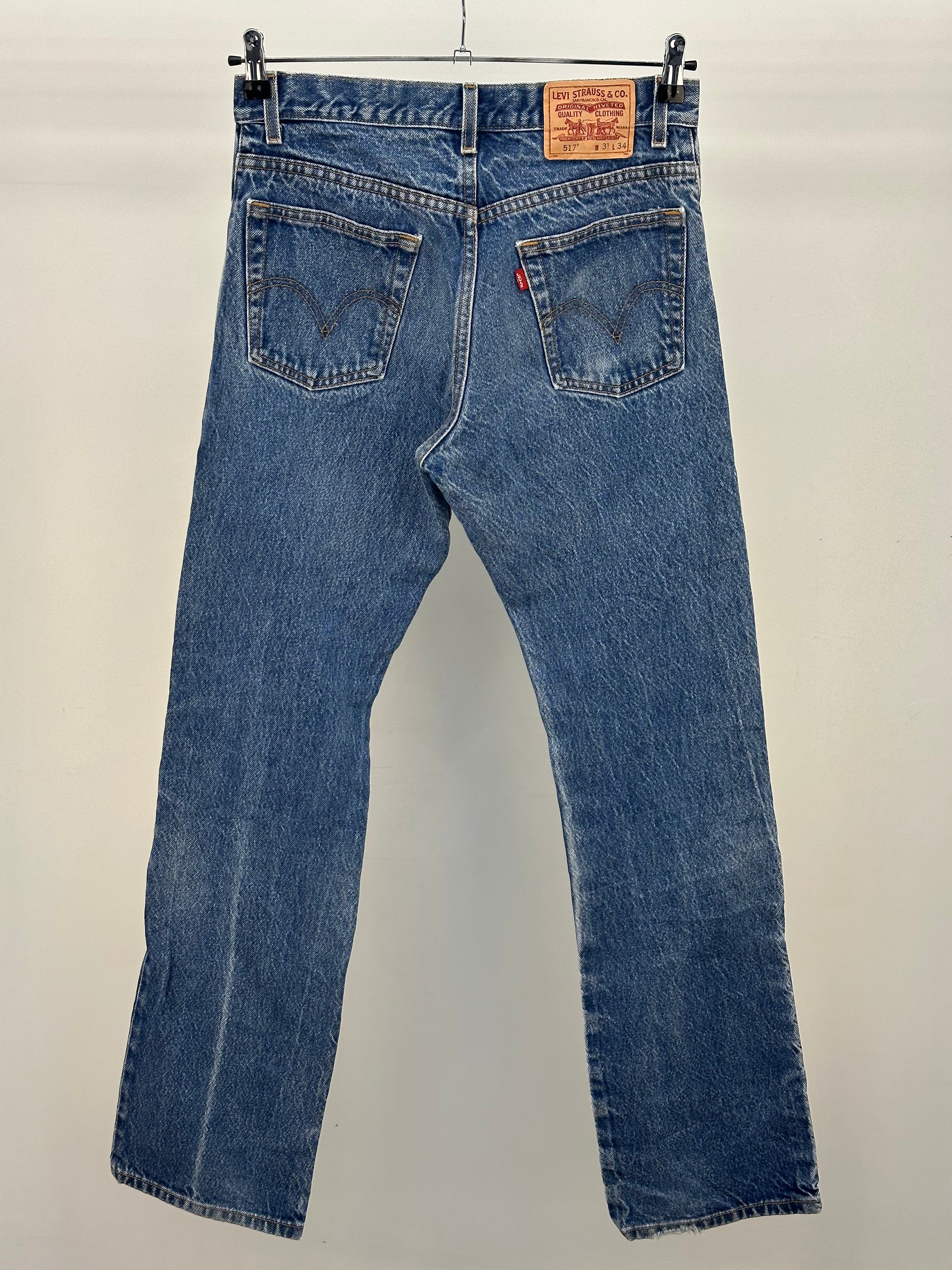 JEANS LEVI'S BOOTCUT TAGLIA: W31 L34 = 45 ITA