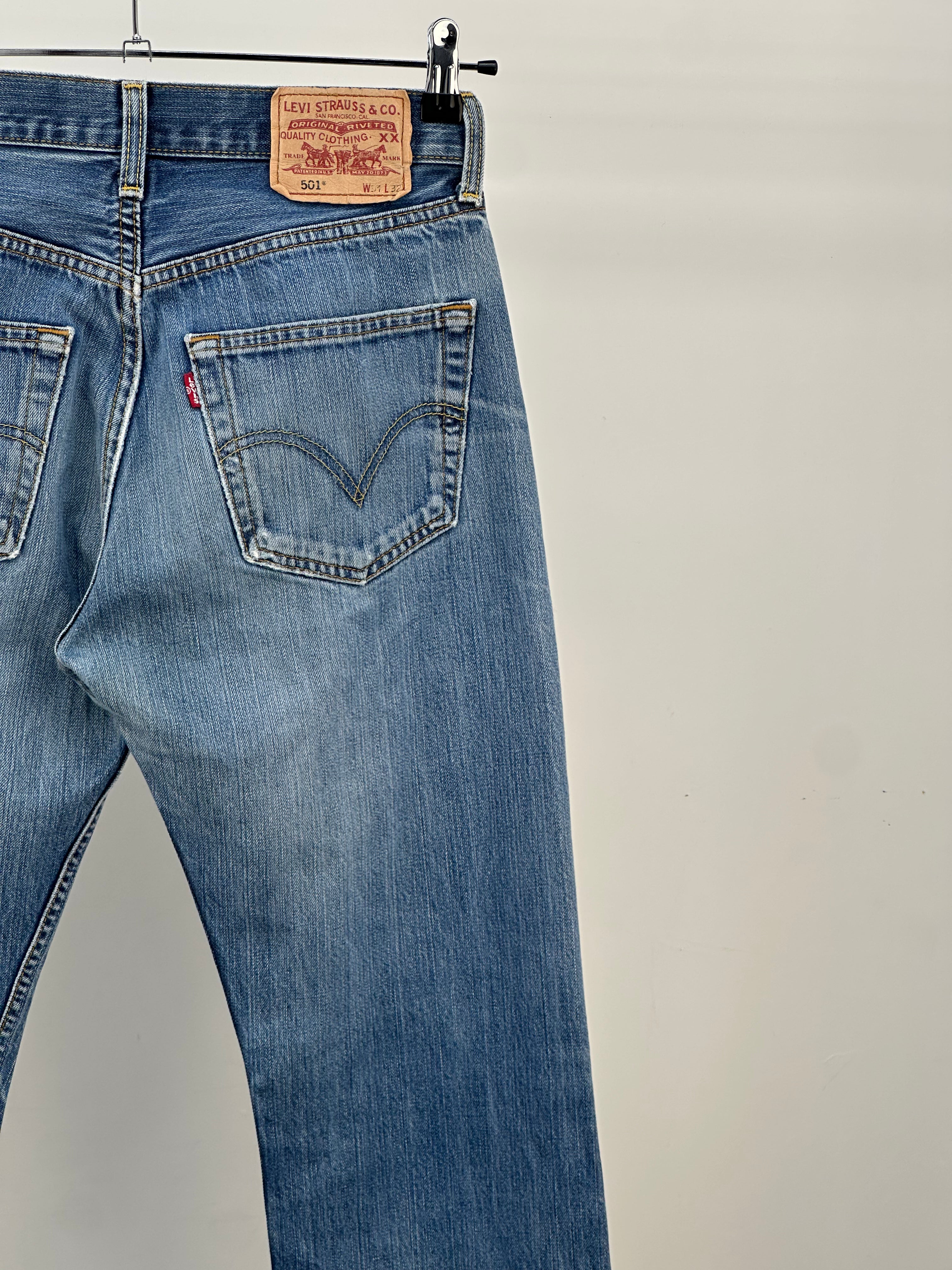 LEVI'S 501 TAGLIA: W31 L32 = 45 ITA