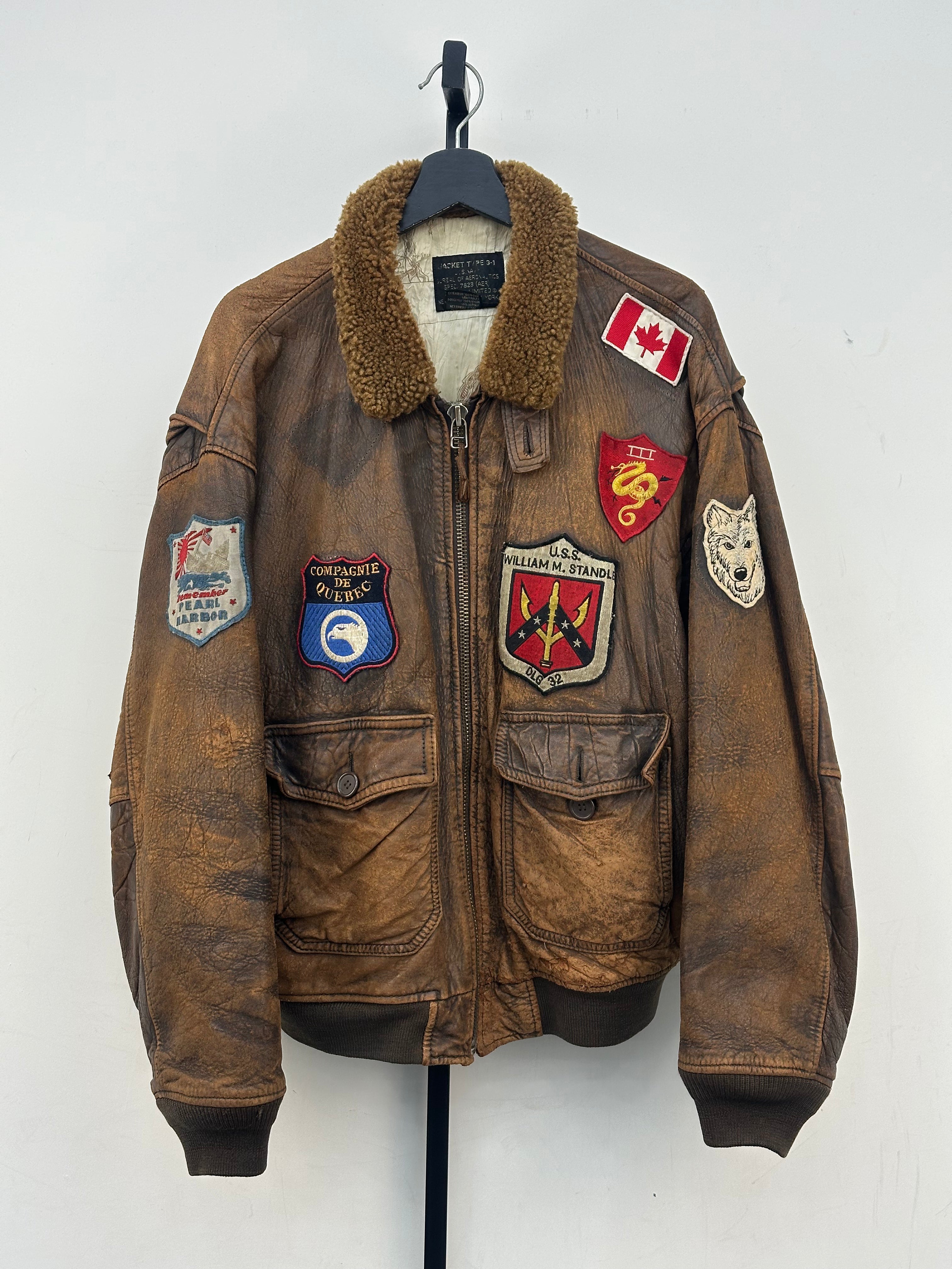 GIACCA AVIREX IN PELLE IN PELLE VINTAGE TAGLIA: L