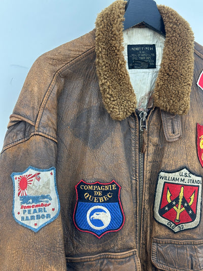 GIACCA AVIREX IN PELLE IN PELLE VINTAGE TAGLIA: L