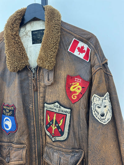 GIACCA AVIREX IN PELLE IN PELLE VINTAGE TAGLIA: L