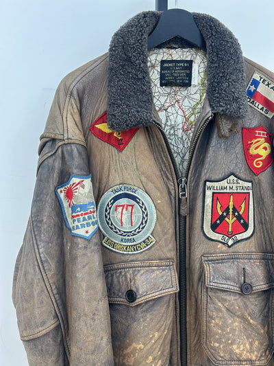 GIACCA AVIREX IN PELLE IN PELLE VINTAGE TAGLIA: M