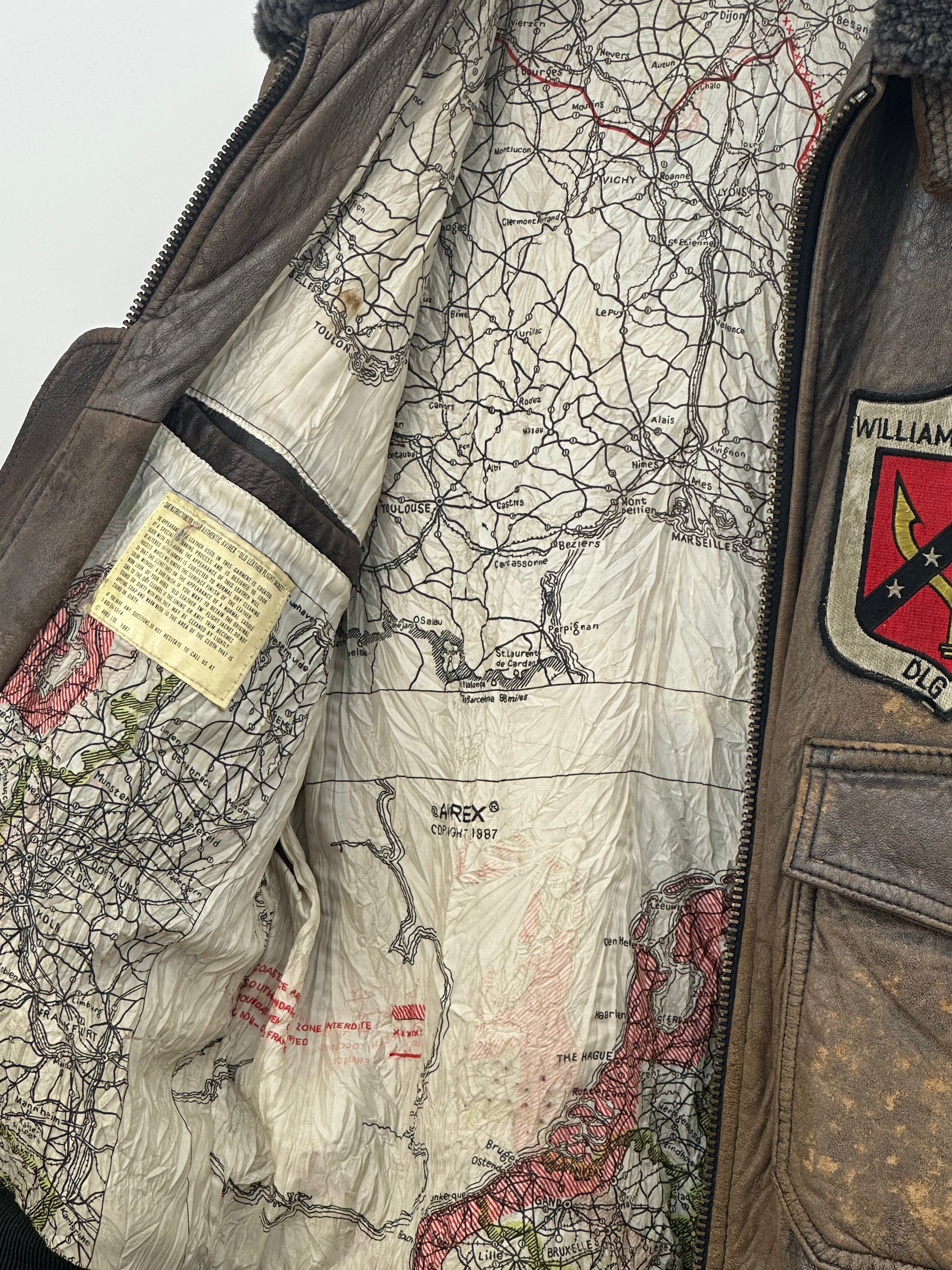 GIACCA AVIREX IN PELLE IN PELLE VINTAGE TAGLIA: M