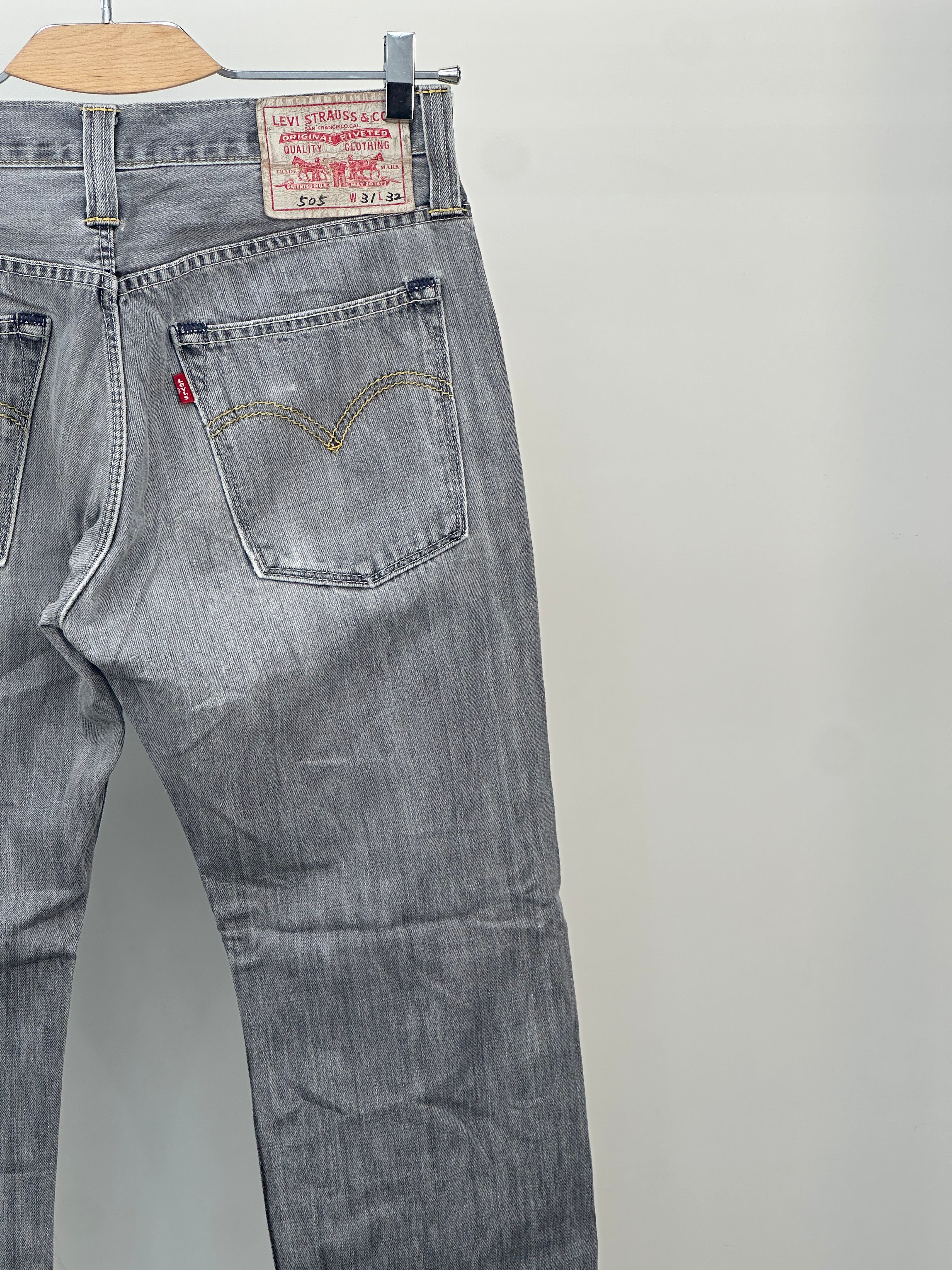 LEVI'S 505 STRAIGHT TAGLIA: 45 ITA = W31 L32