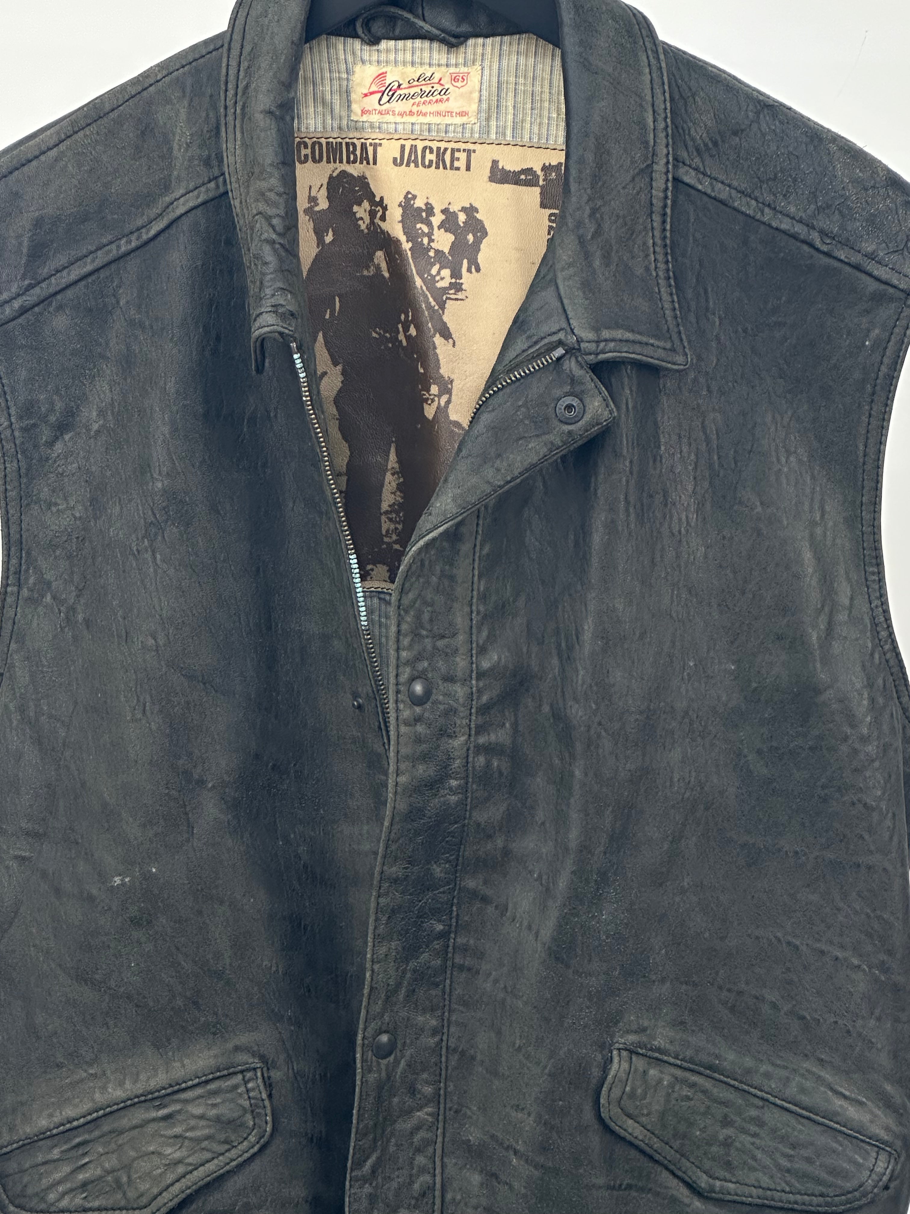 GILET IN PELLE TAGLIA: L